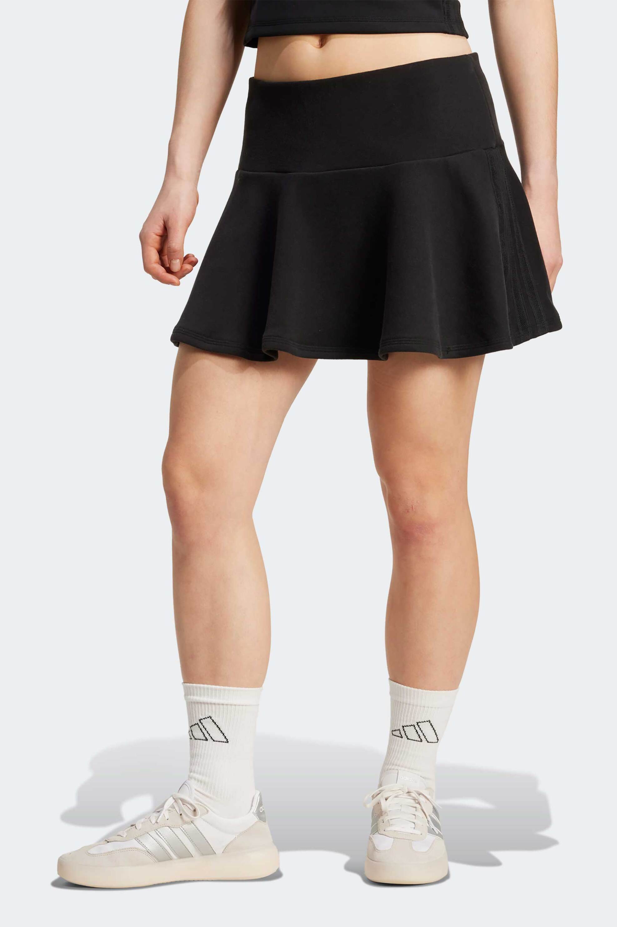 ADIDAS Adidas γυναικεία mini φούστα Regular Fit "Seasonal Essentials 3-Stripes" - JM1919 Μαύρο