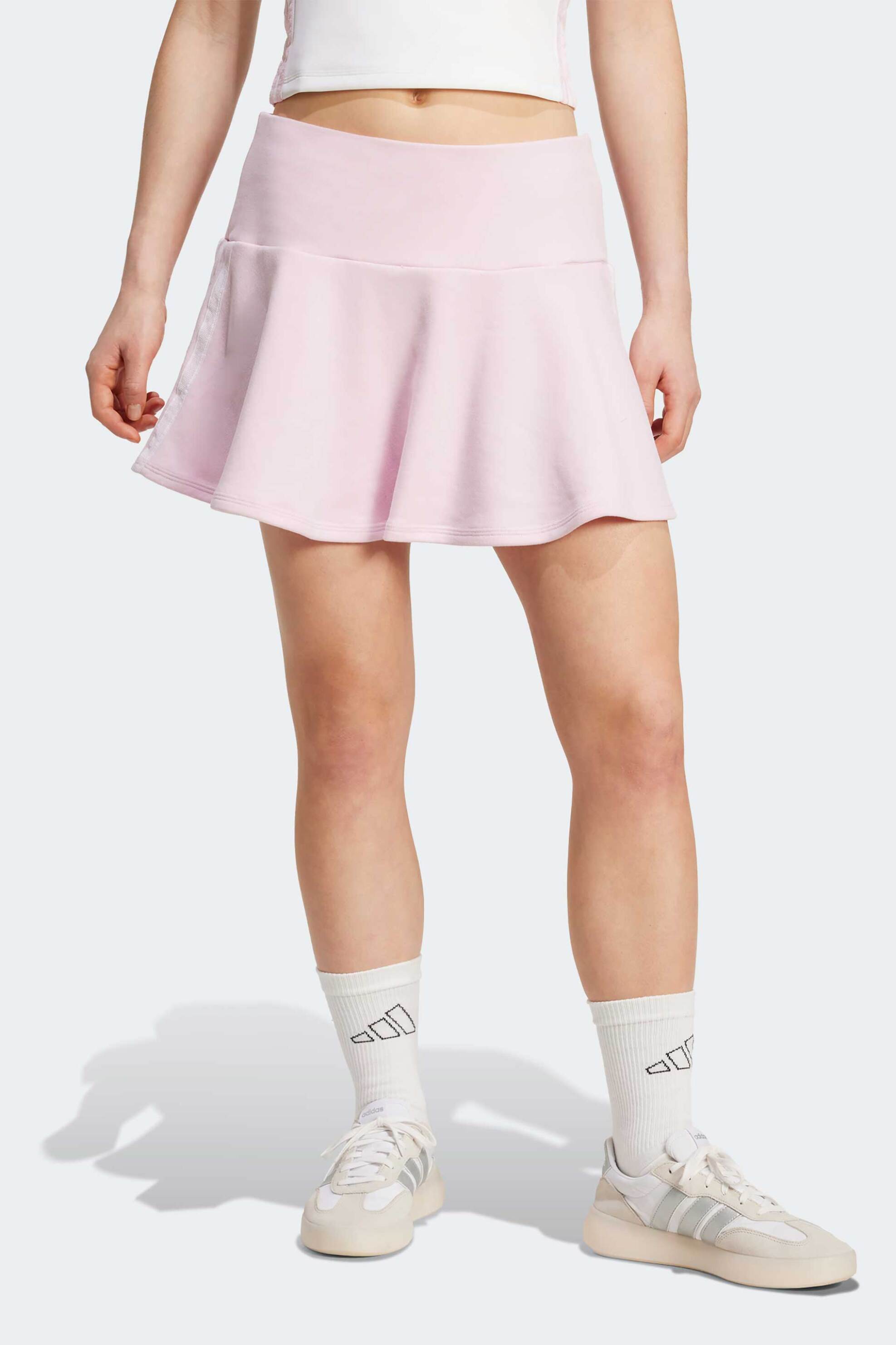 Adidas γυναικεία mini φούστα Regular Fit "Seasonal Essentials 3-Stripes" - JM1921 Ροζ Ανοιχτό