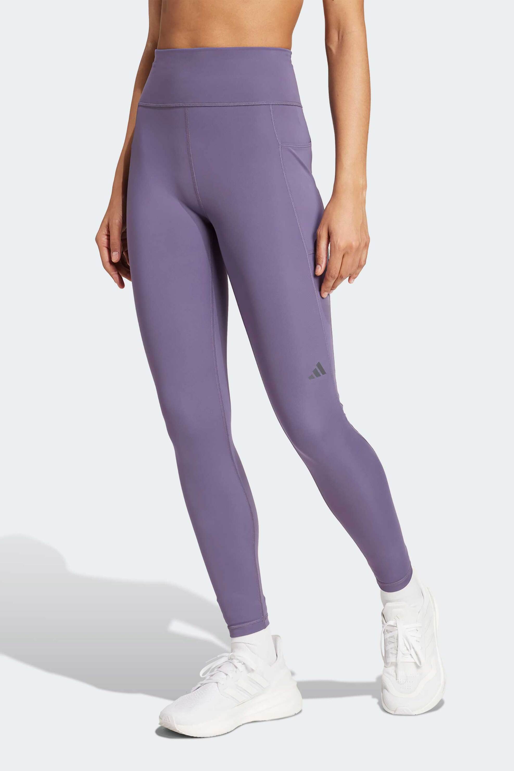 ADIDAS Adidas γυναικείο αθλητικό ψηλόμεσο κολάν "Own the Run" - JV7211 Βιολετί - 2