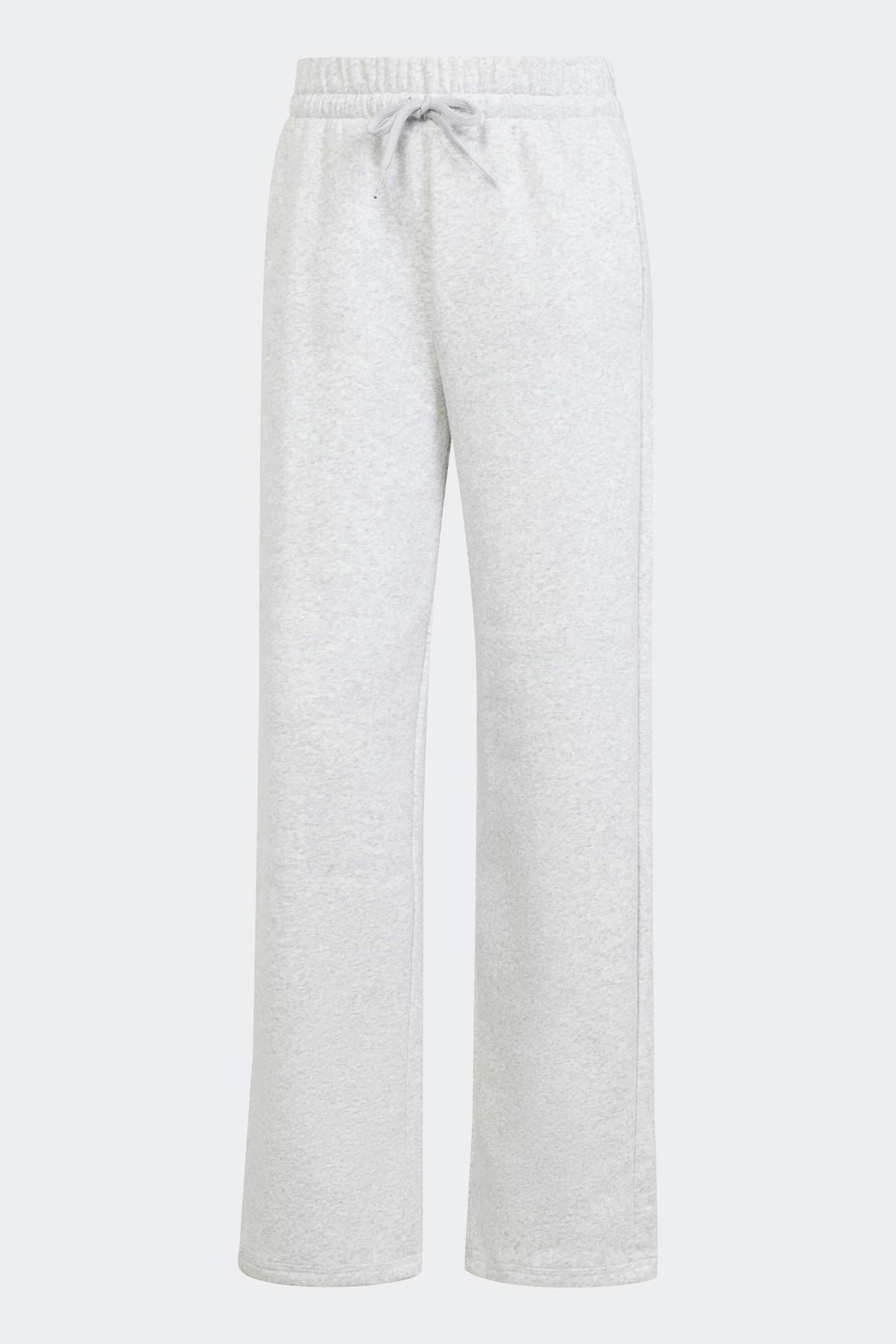 Adidas Γυναικείο Παντελόνι Φόρμας Regular Fit Essentials Small Logo Feel Cozy Open-Hem - Ji6050 Γκρι