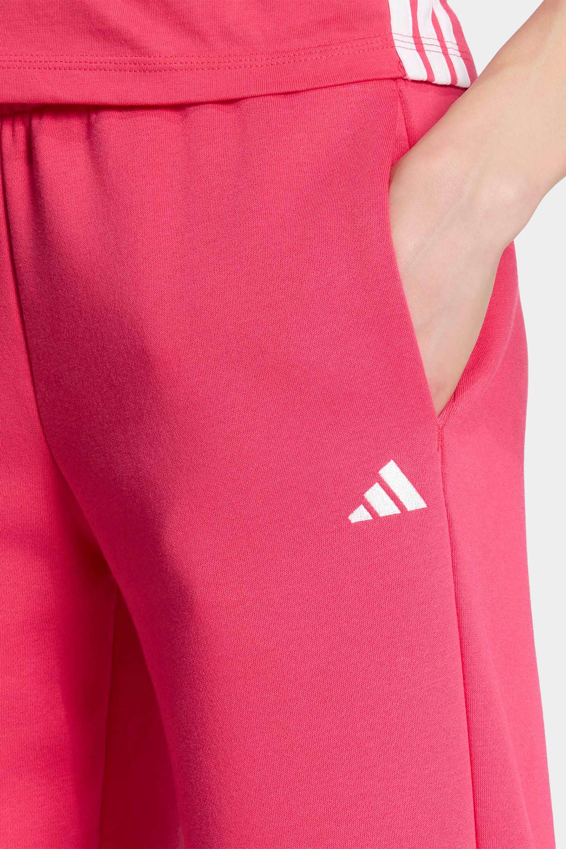 Adidas Γυναικείο Παντελόνι Φόρμας Regular Fit Essentials Small Logo Feelcozy - Kf8424 Φούξια