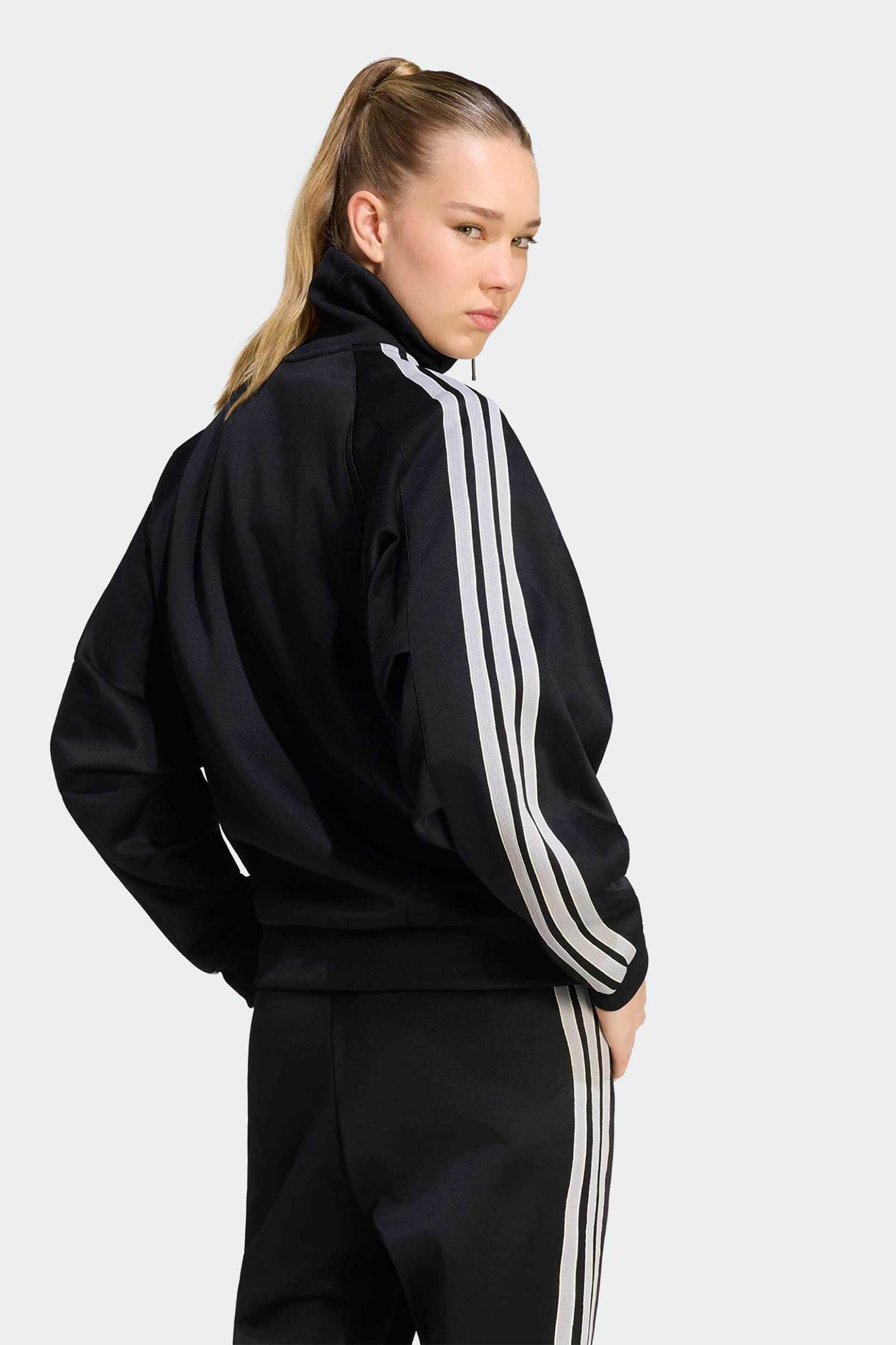 Adidas Γυναικεία Αθλητική Ζακέτα Loose Fit Stadium - Kv0598 Μαύρο