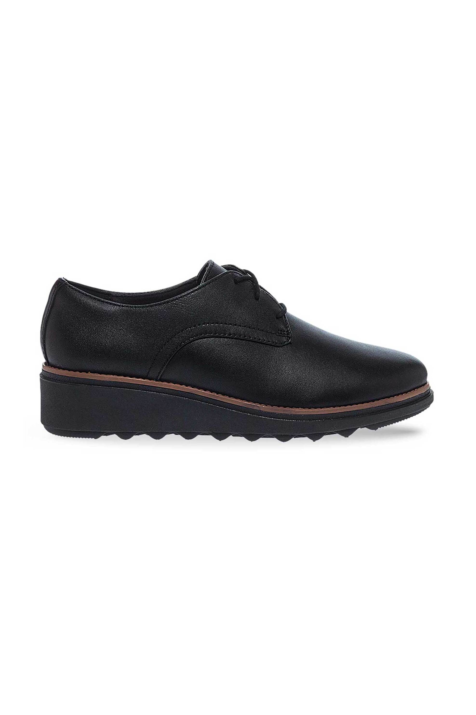 CLARKS Clarks γυναικεία μονόχρωμα oxford "Sharon Rae" - 26175416 Μαύρο