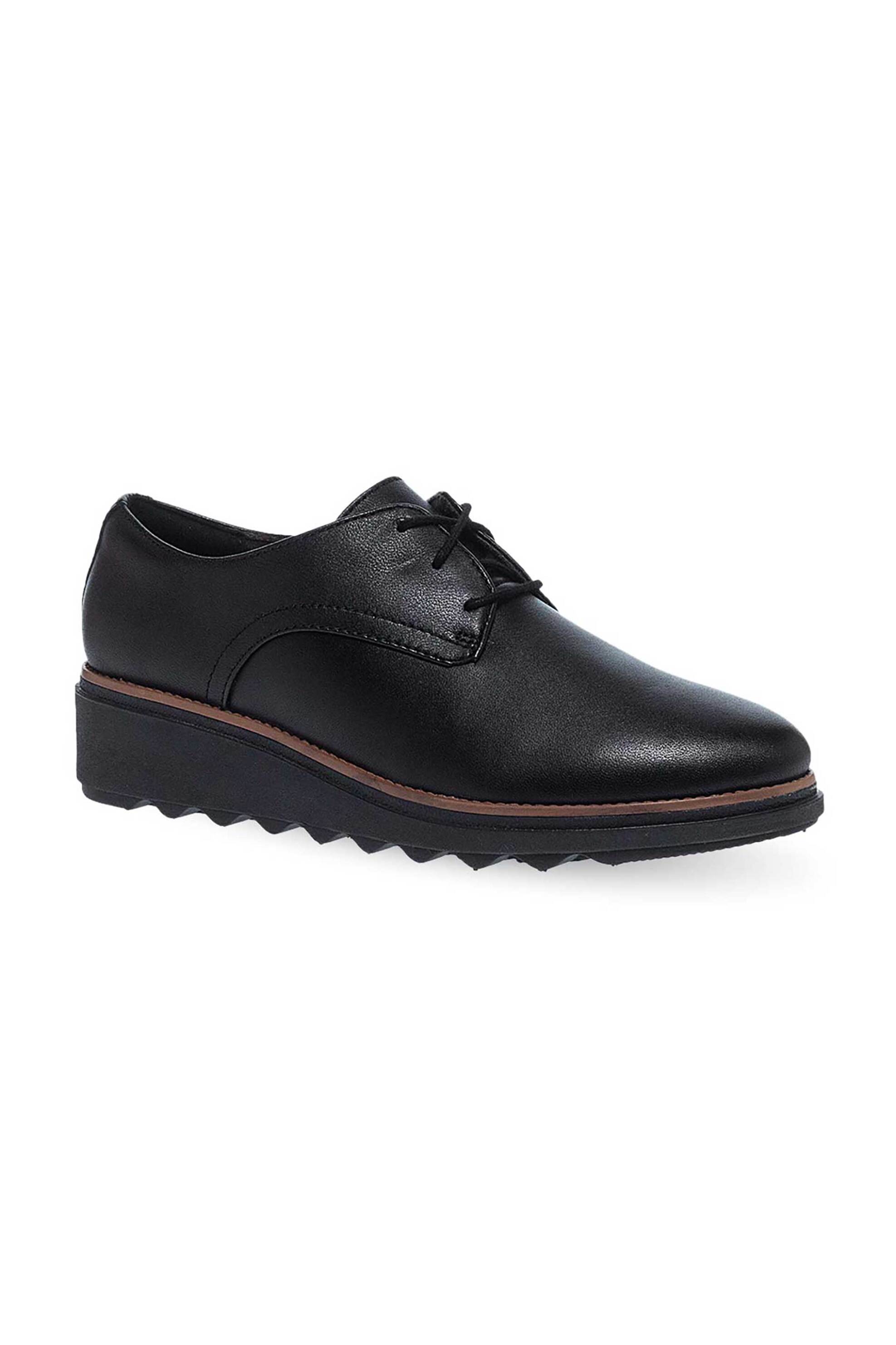 Clarks γυναικεία μονόχρωμα oxford "Sharon Rae" - 26175416 Μαύρο φωτογραφία