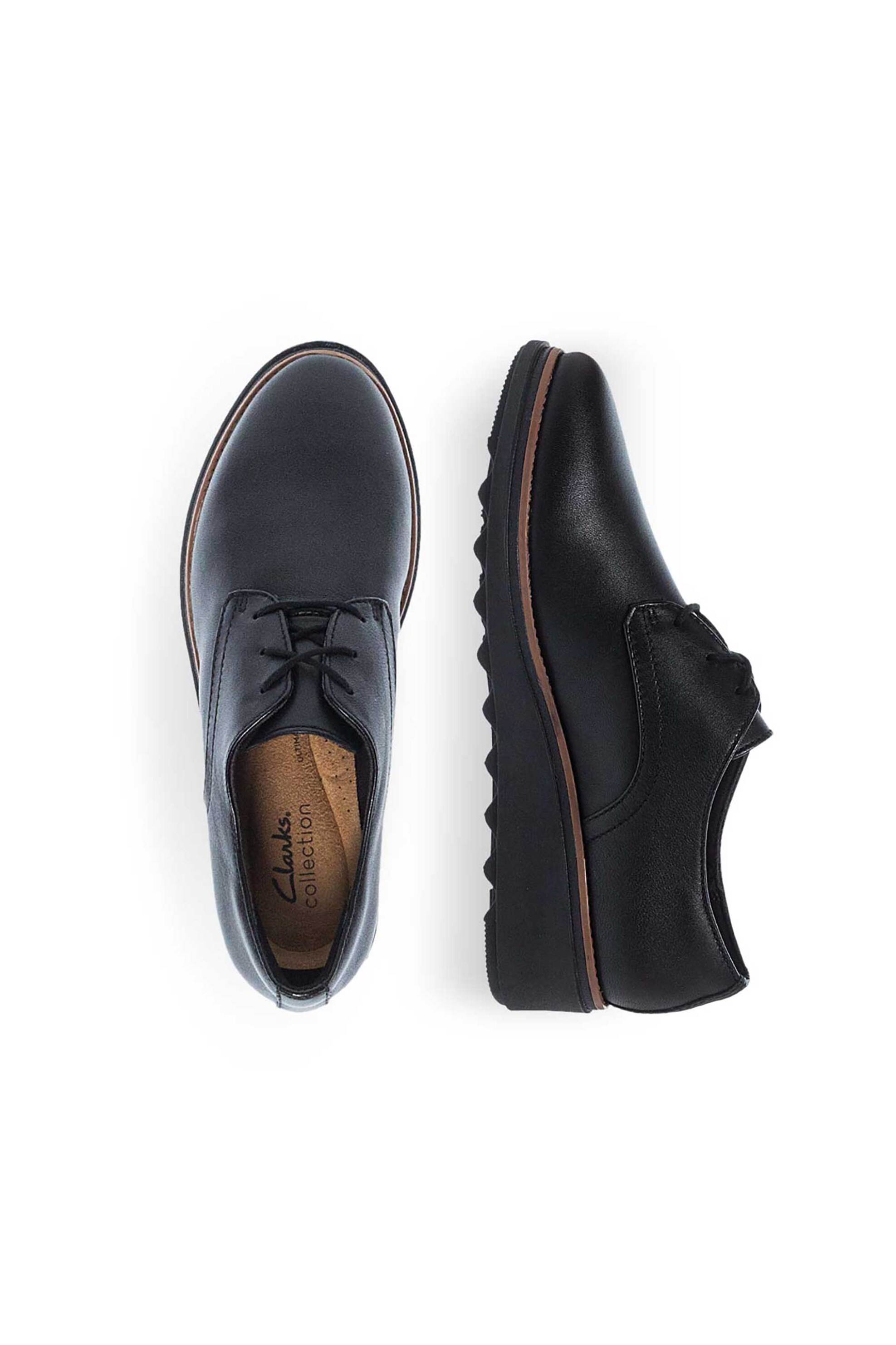 Clarks γυναικεία μονόχρωμα oxford "Sharon Rae" - 26175416 Μαύρο φωτογραφία