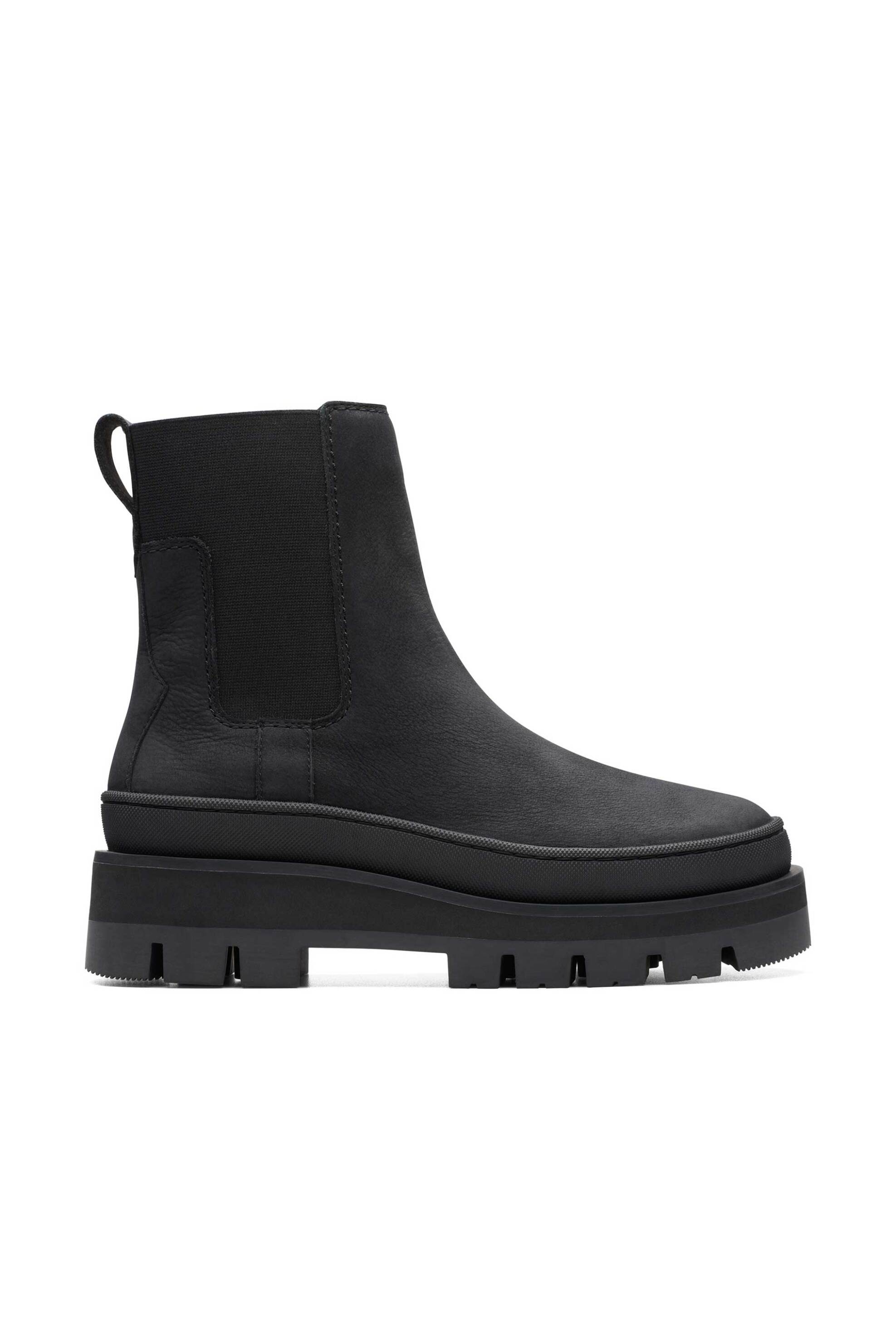 CLARKS Clarks γυναικεία nubuck μποτάκια "Orianna 2 Top" - 26174067 Μαύρο