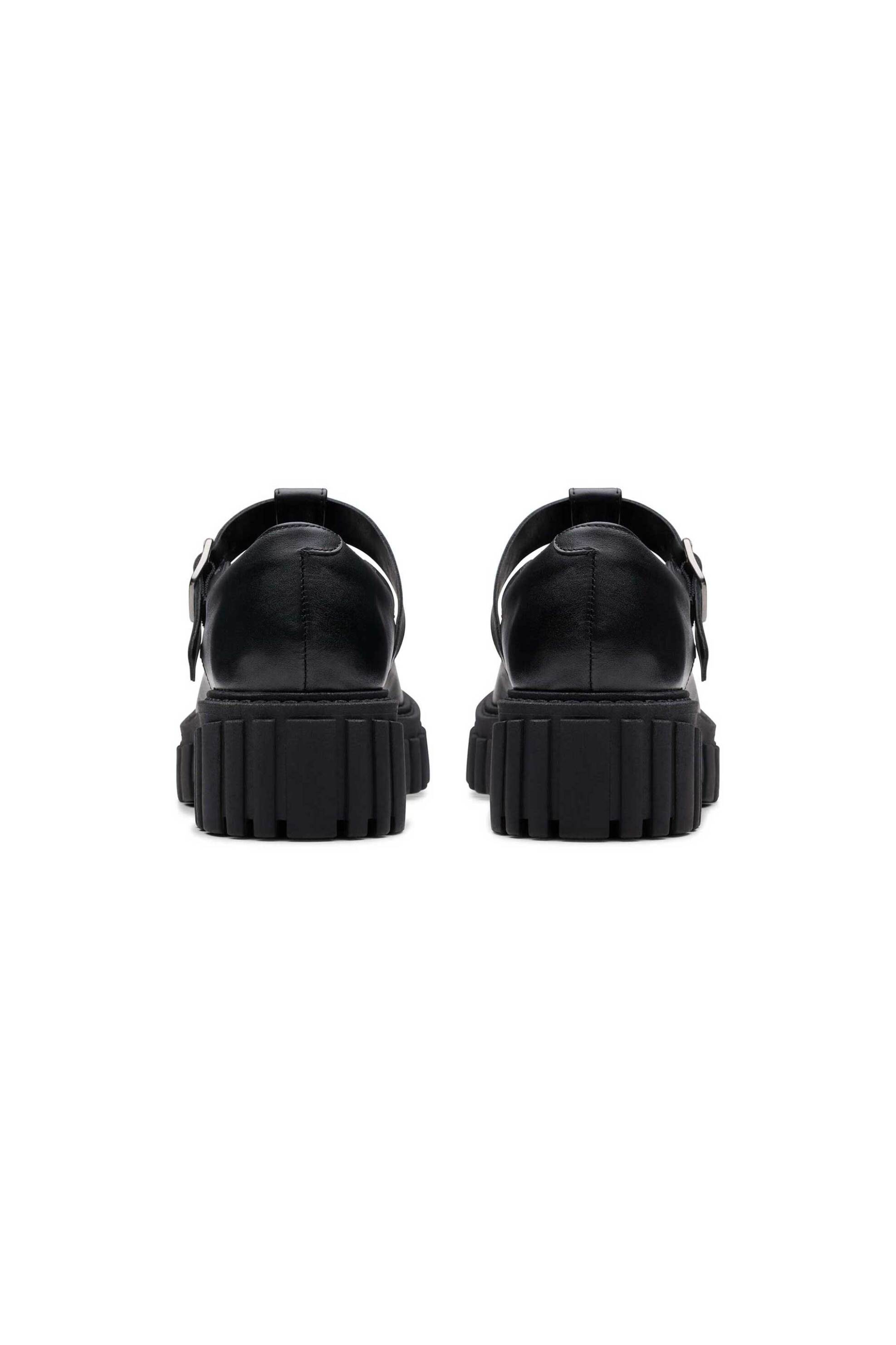 Clarks γυναικεία δερμάτινα μοκασίνια - 26178683 Μαύρο φωτογραφία