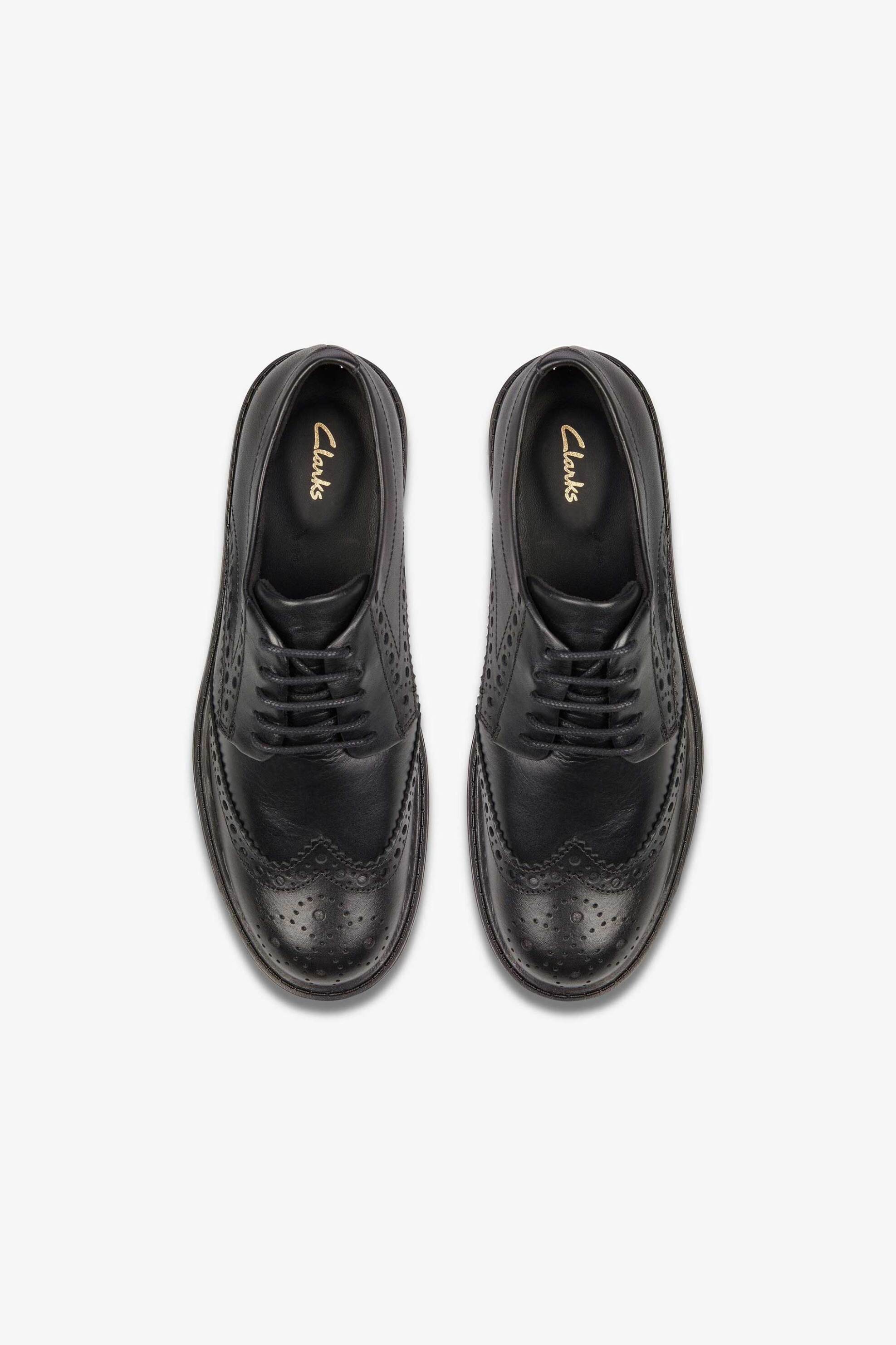 CLARKS Clarks γυναικεία δερμάτινα oxford "ORINOCO2" - 26163621 Μαύρο - 4