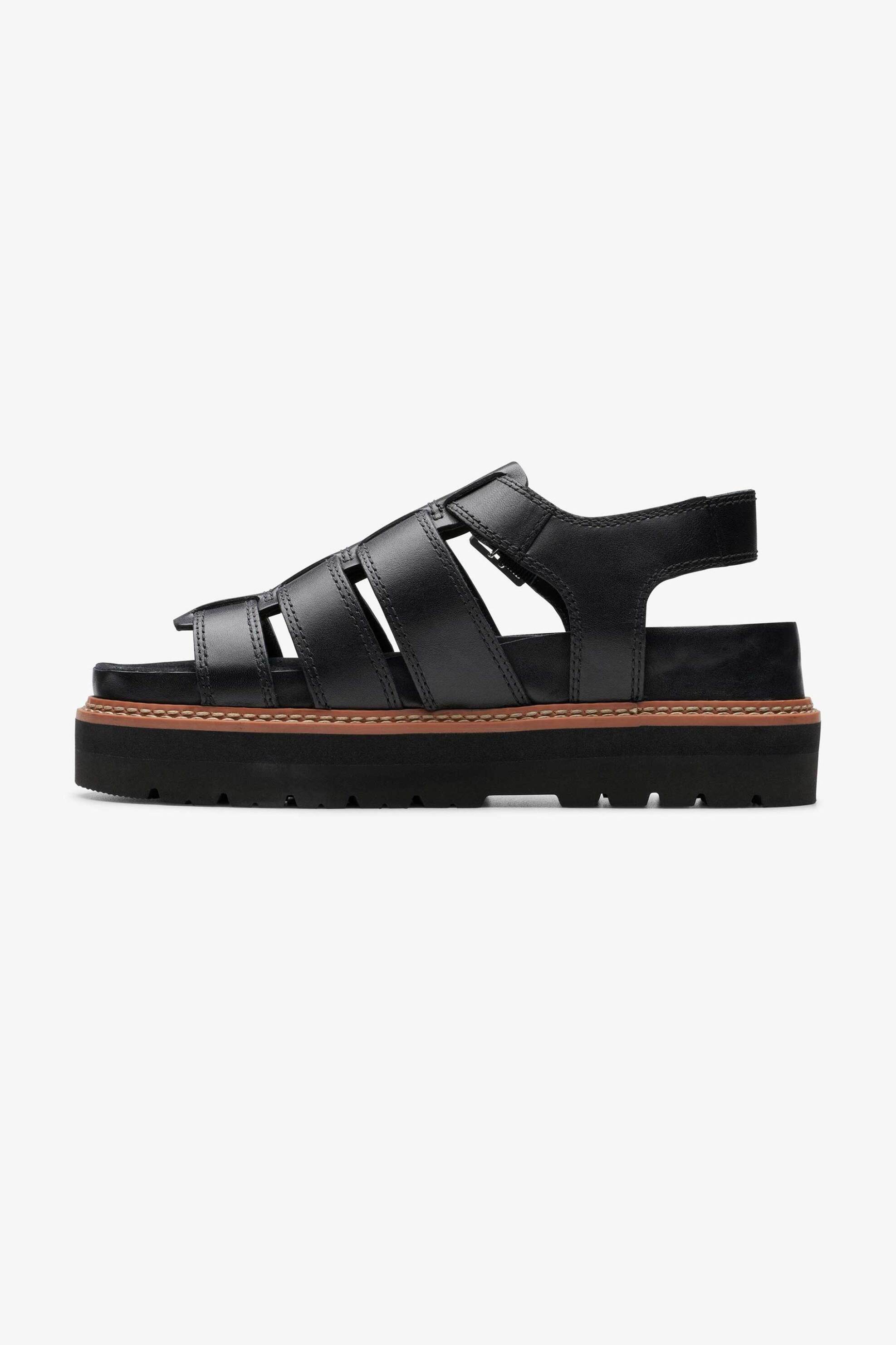 CLARKS Clarks γυναικεία πέδιλα "Orianna Twist" - 26176317 Μαύρο - 2
