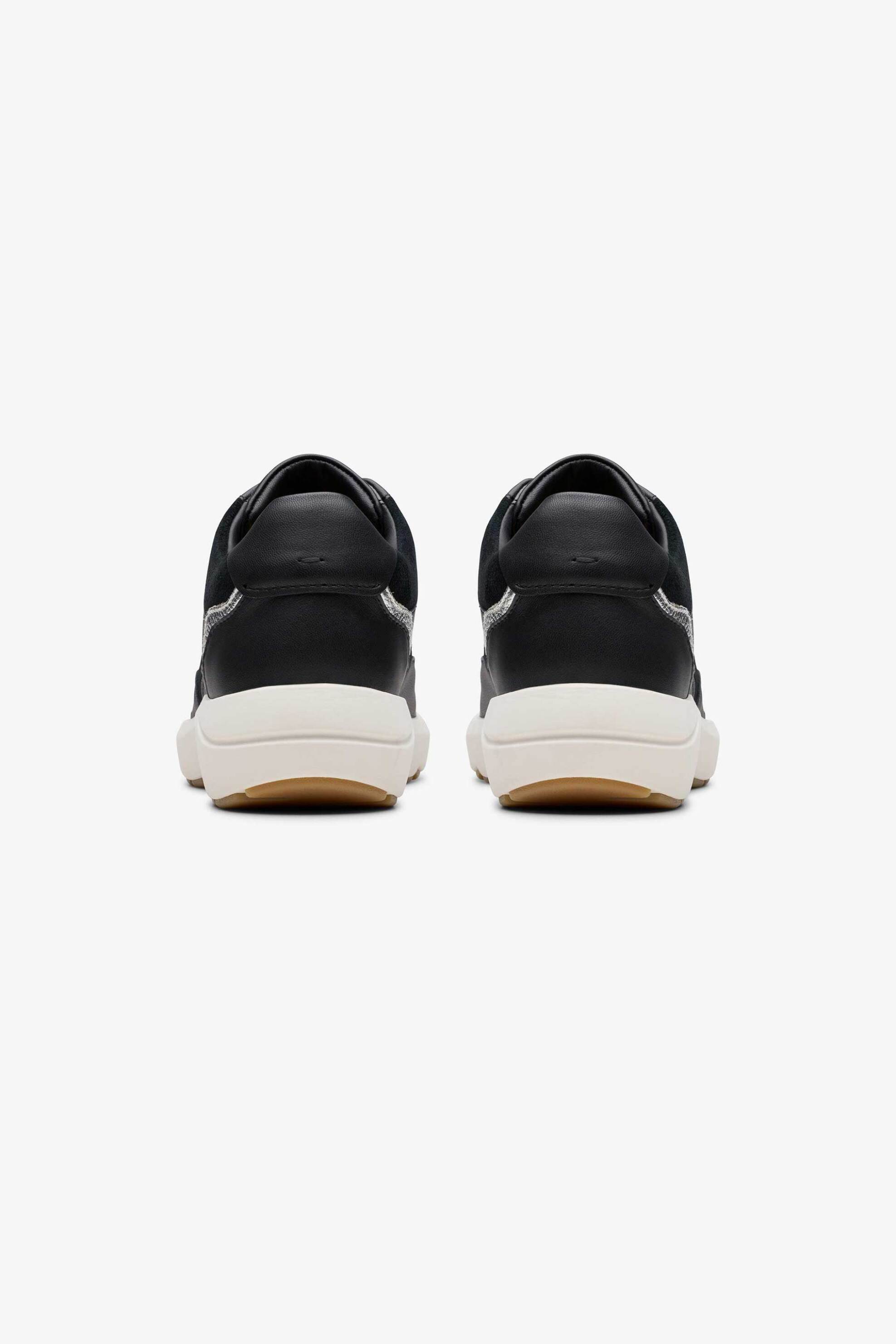 Clarks Γυναικεία Δερμάτινα Sneakers Tivoli Walk&Apos - 26181359 Μαύρο