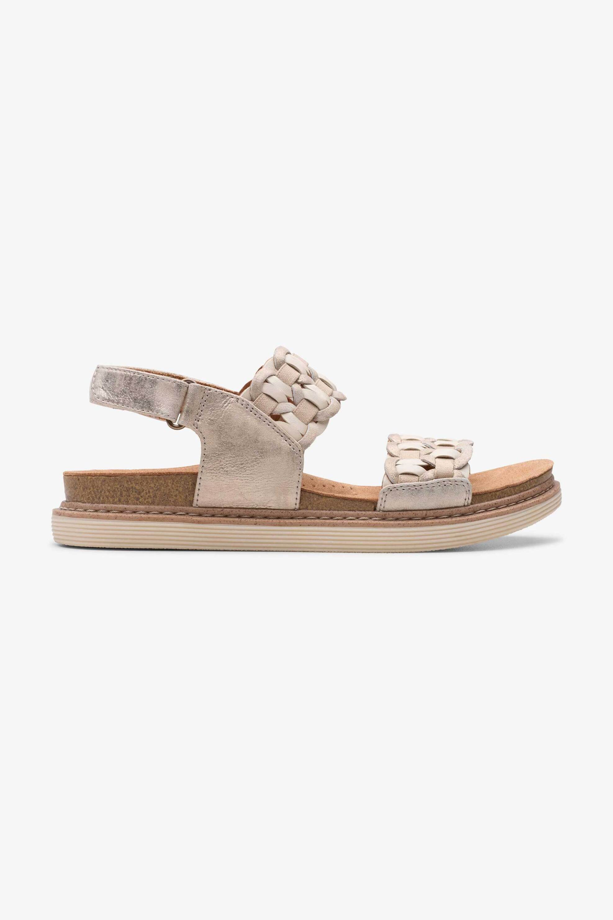  Clarks γυναικεία σανδάλια με πλεκτό σχέδιο 