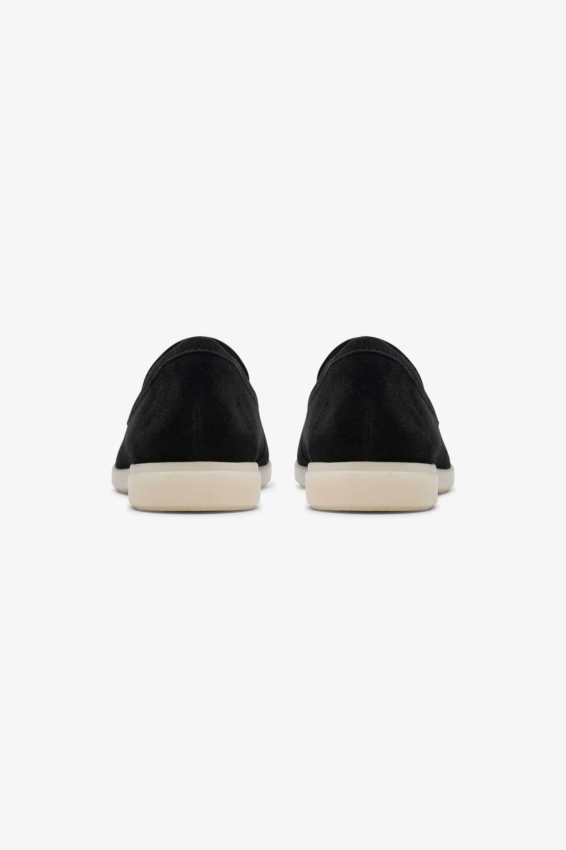 CLARKS Clarks γυναικεία suede μοκασίνια ''Narini Edge'' - 26181450 Μαύρο - 4