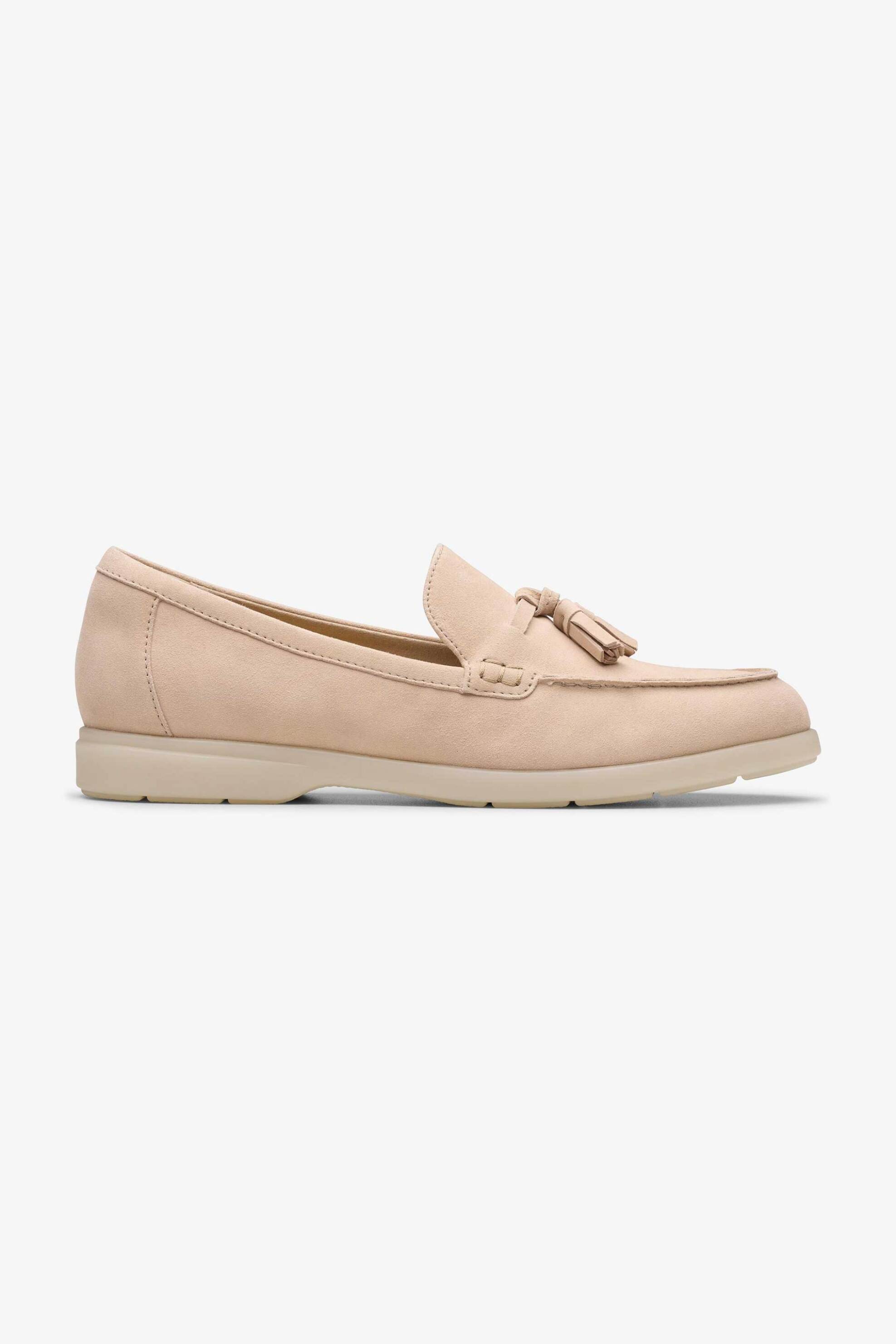  Clarks γυναικεία suede μοκασίνια ''Narini Edge'' - 26181453 Μπεζ 2025
