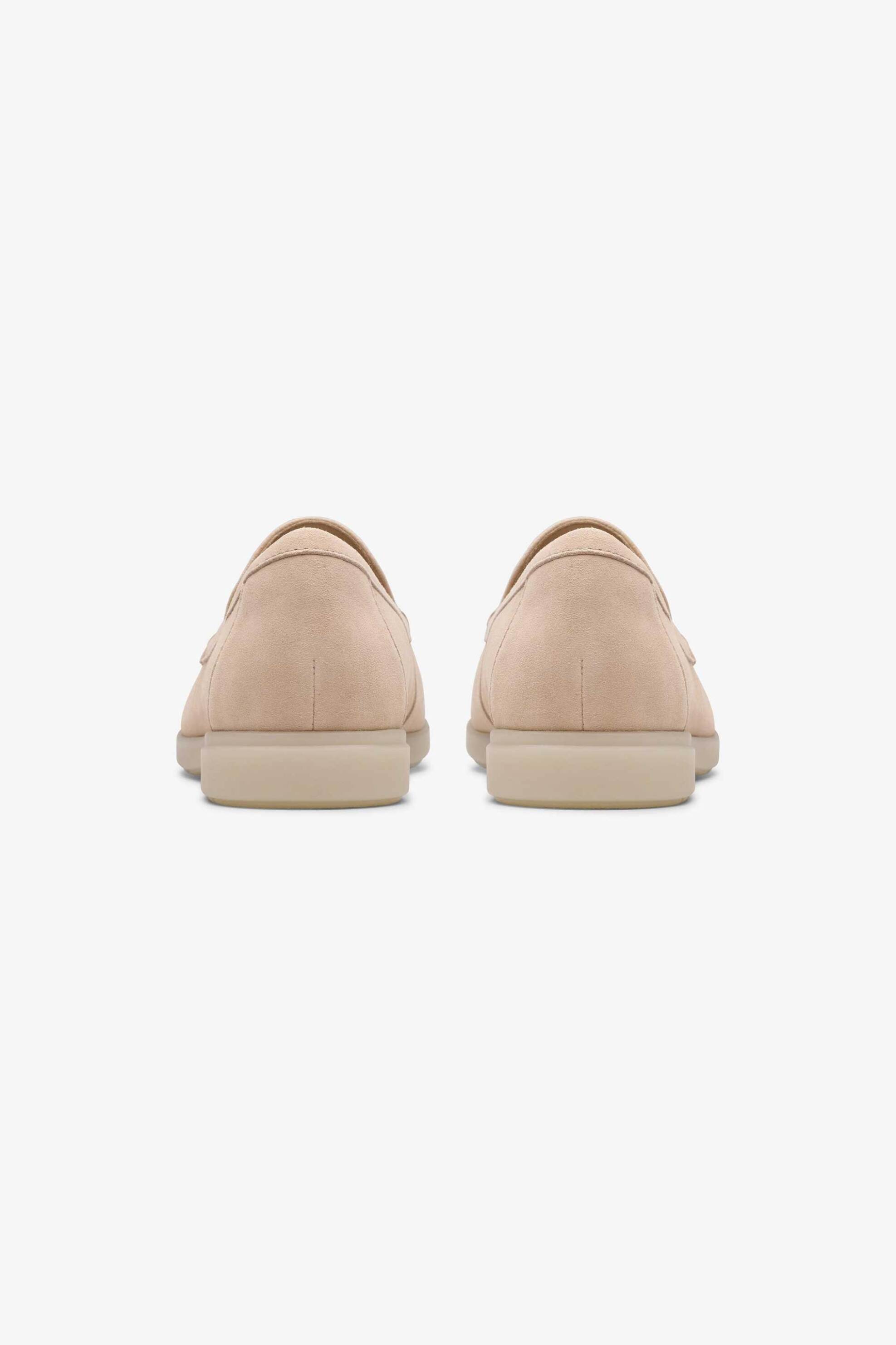 CLARKS Clarks γυναικεία suede μοκασίνια ''Narini Edge'' - 26181453 Μπεζ - 4