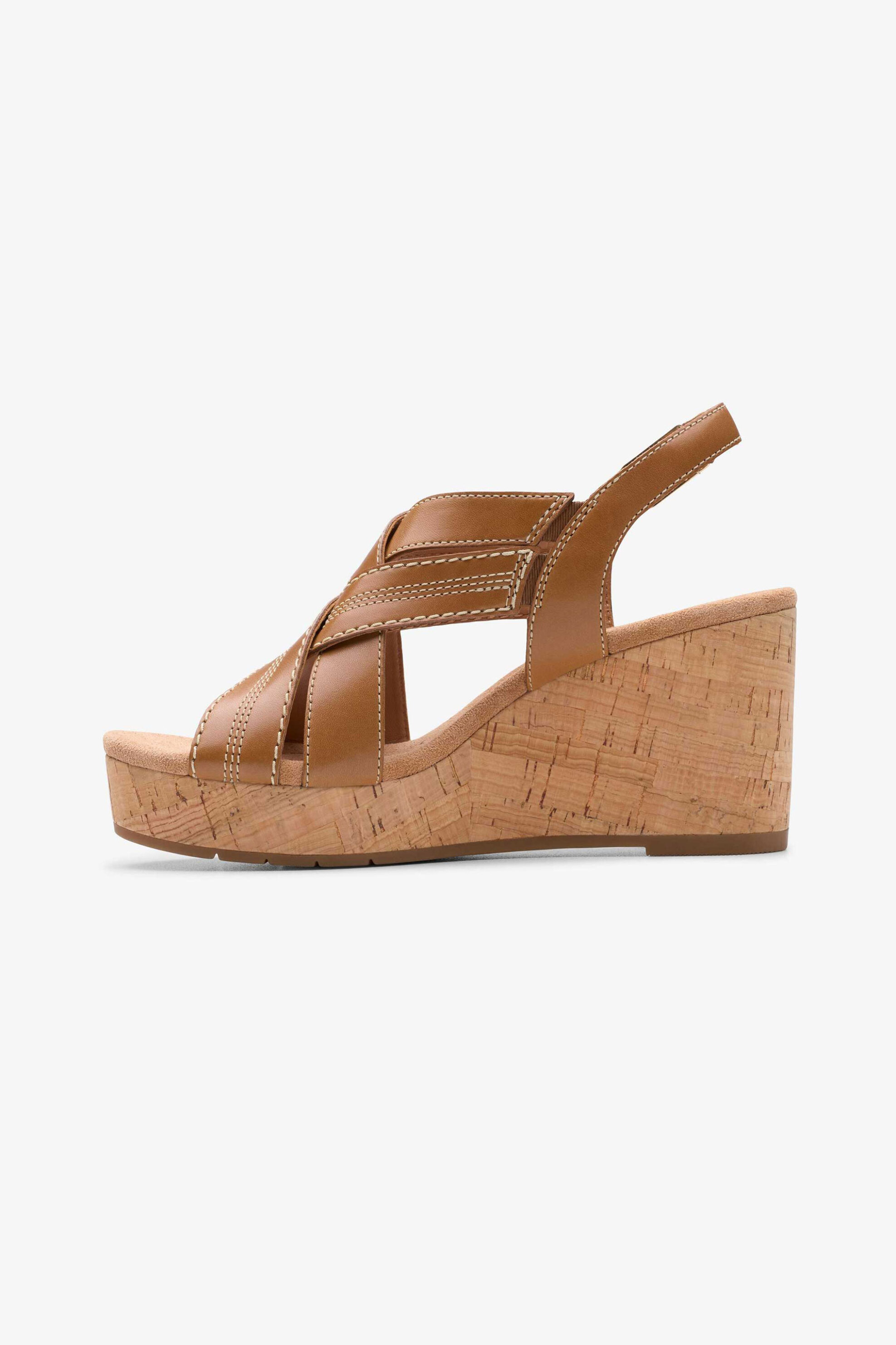 Clarks γυναικεία πλατφόρμα "Sabina Sling" - 26181461 Ταμπά φωτογραφία