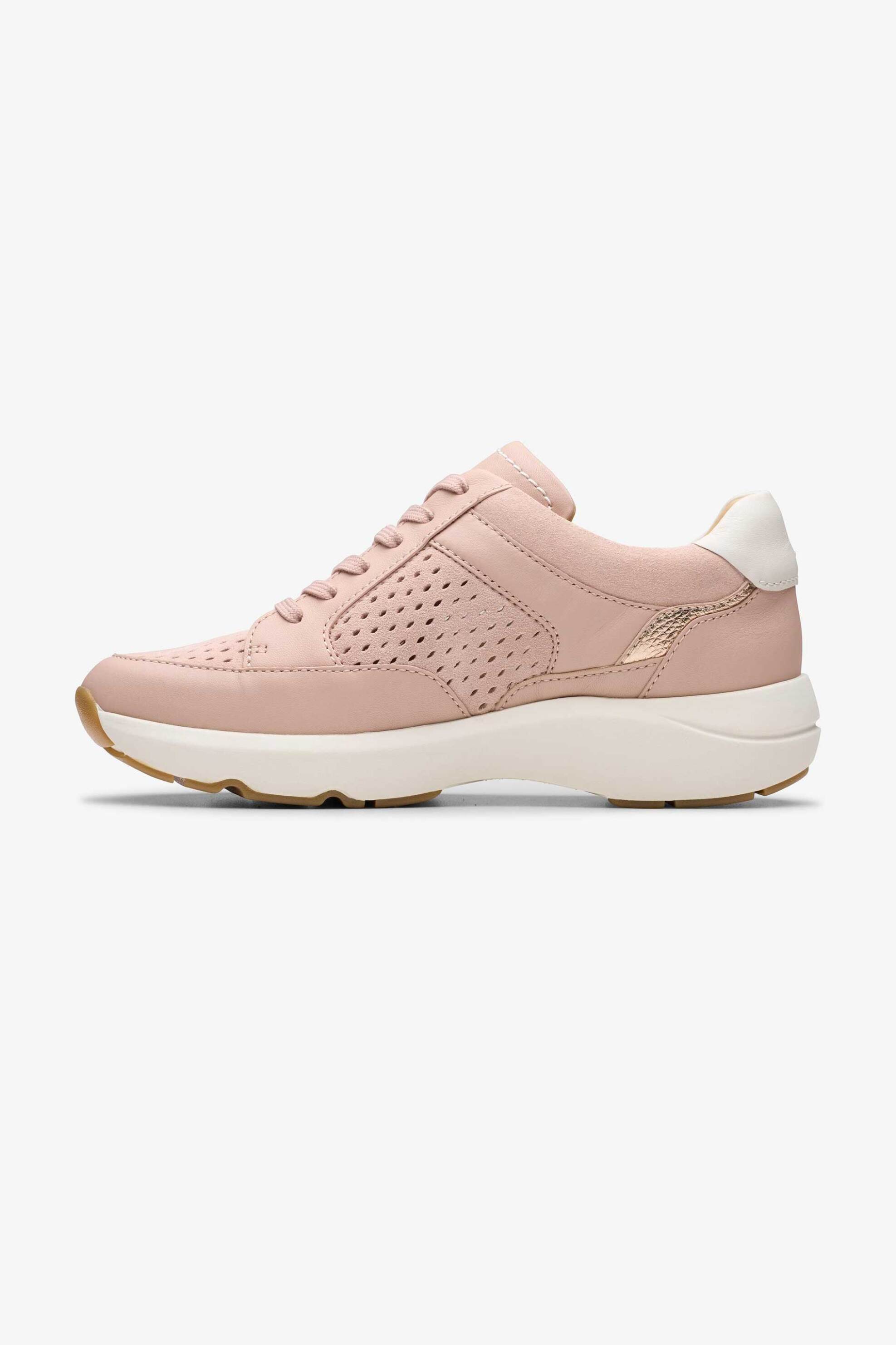 Clarks γυναικεία δερμάτινα sneakers ''Tivoli Walk'' - 26181465 Ροζ φωτογραφία