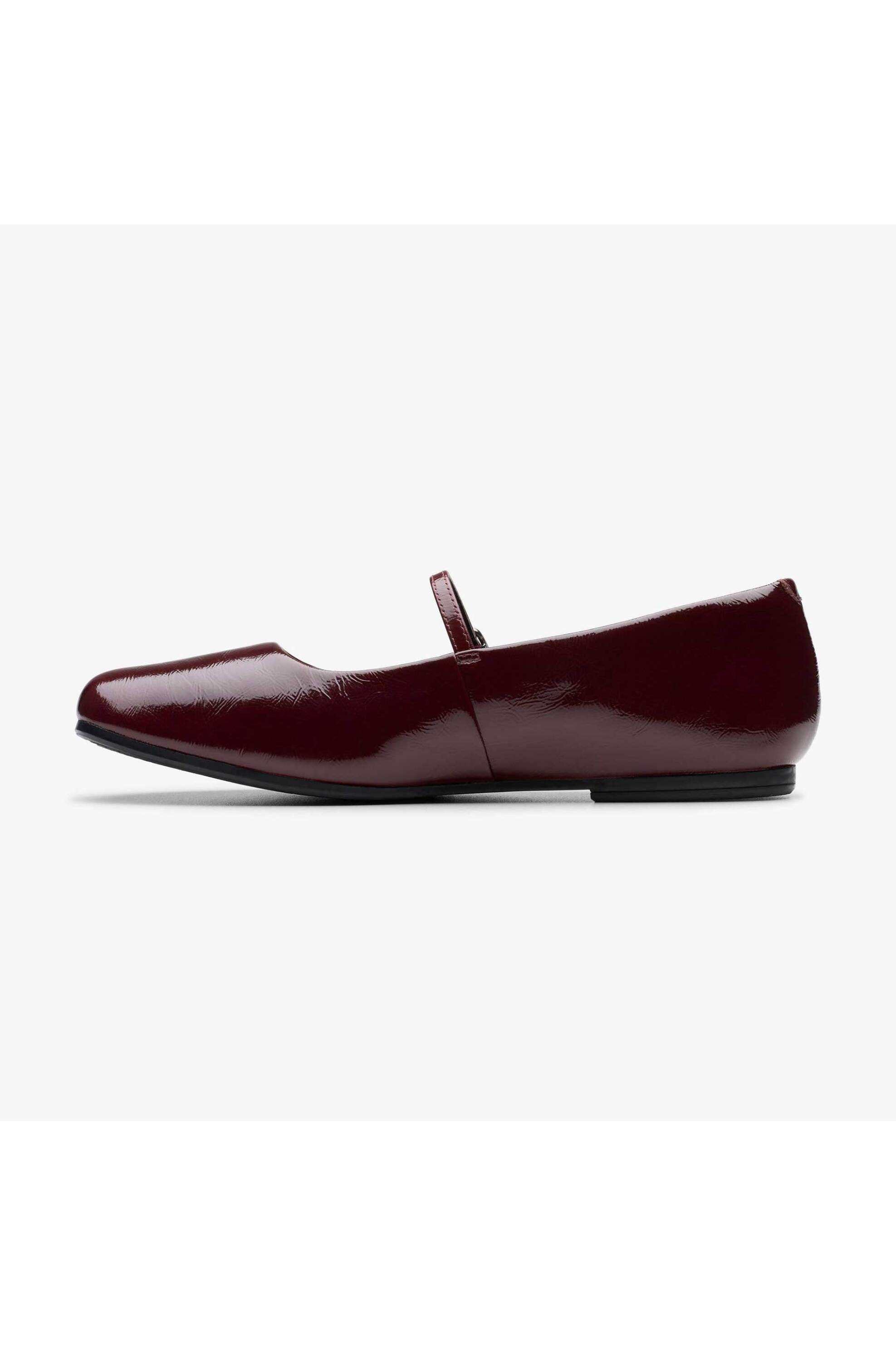 Clarks γυναικείες λουστρίνι μπαλαρίνες ''Livia Sky' - 26184743 Μπορντό