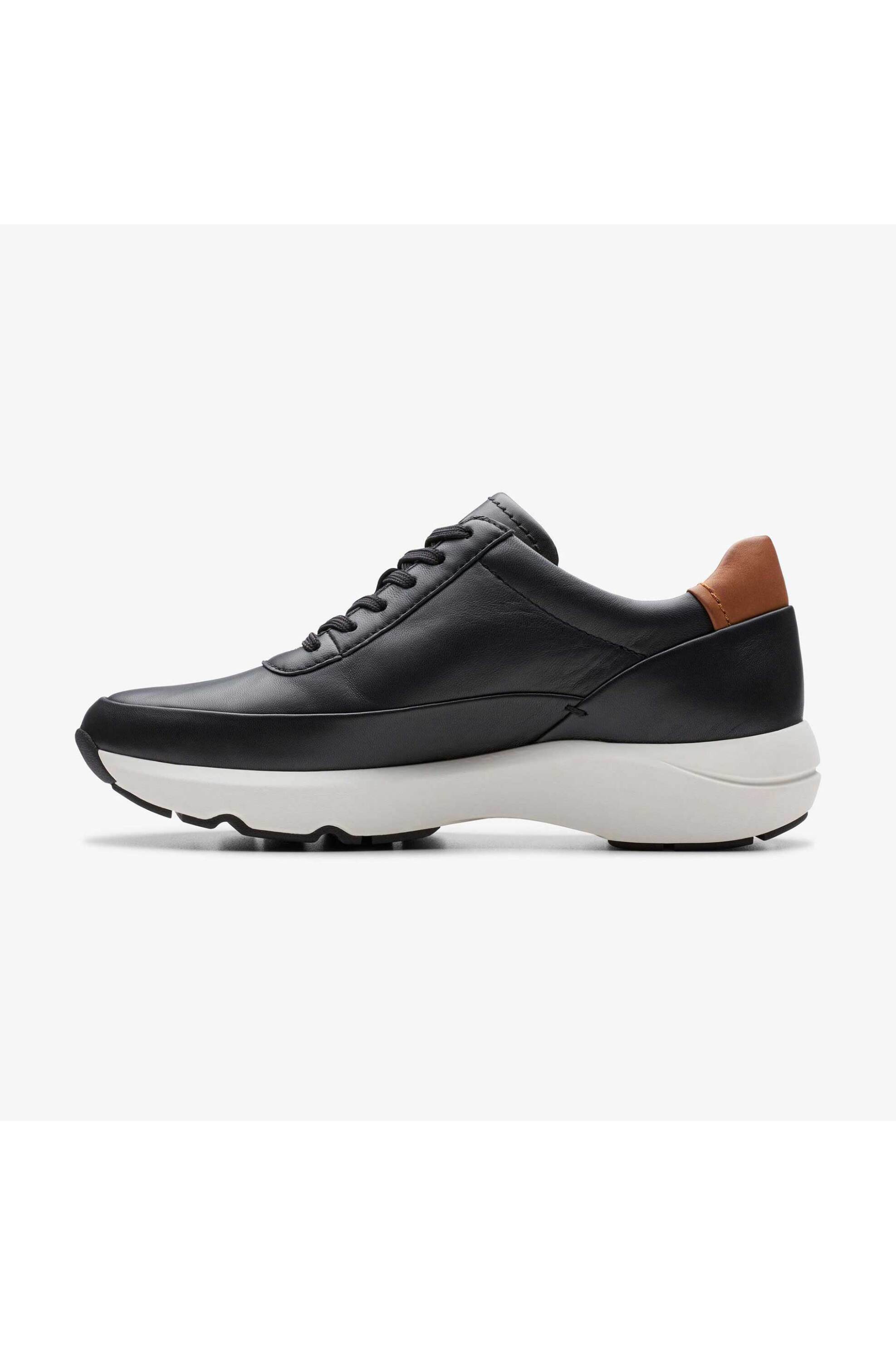 Clarks γυναικεία δερμάτινα sneakers "Tivoli Zip" - 26176648 Μαύρο φωτογραφία