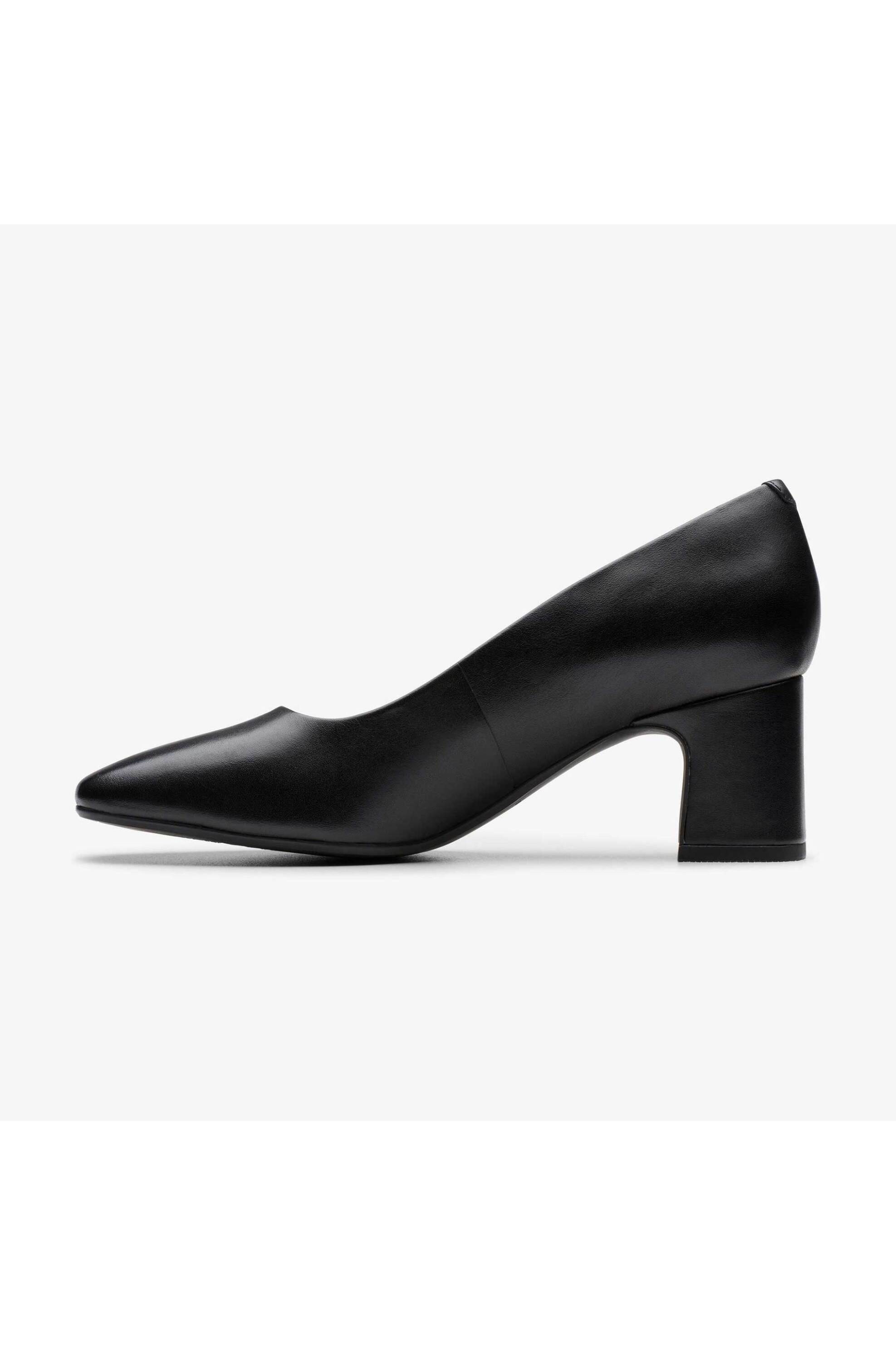 Clarks γυναικείες γόβες μονόχρωμες με χοντρό τακούνι "Fernie Court" - 26183032 Μαύρο φωτογραφία