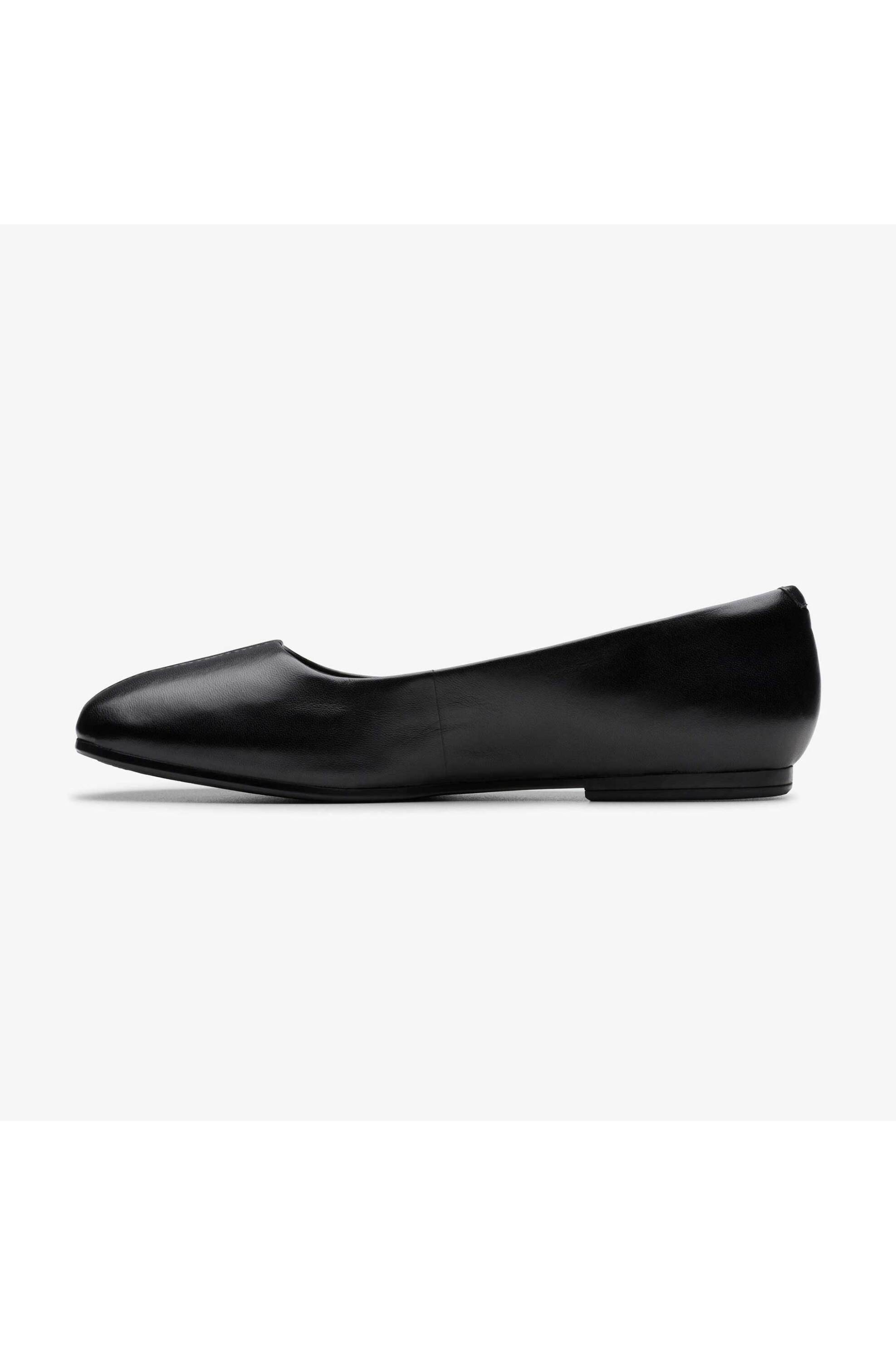 Clarks γυναικείες δερμάτινες μπαλαρίνες ''Livia Lily'' - 26183054 Μαύρο