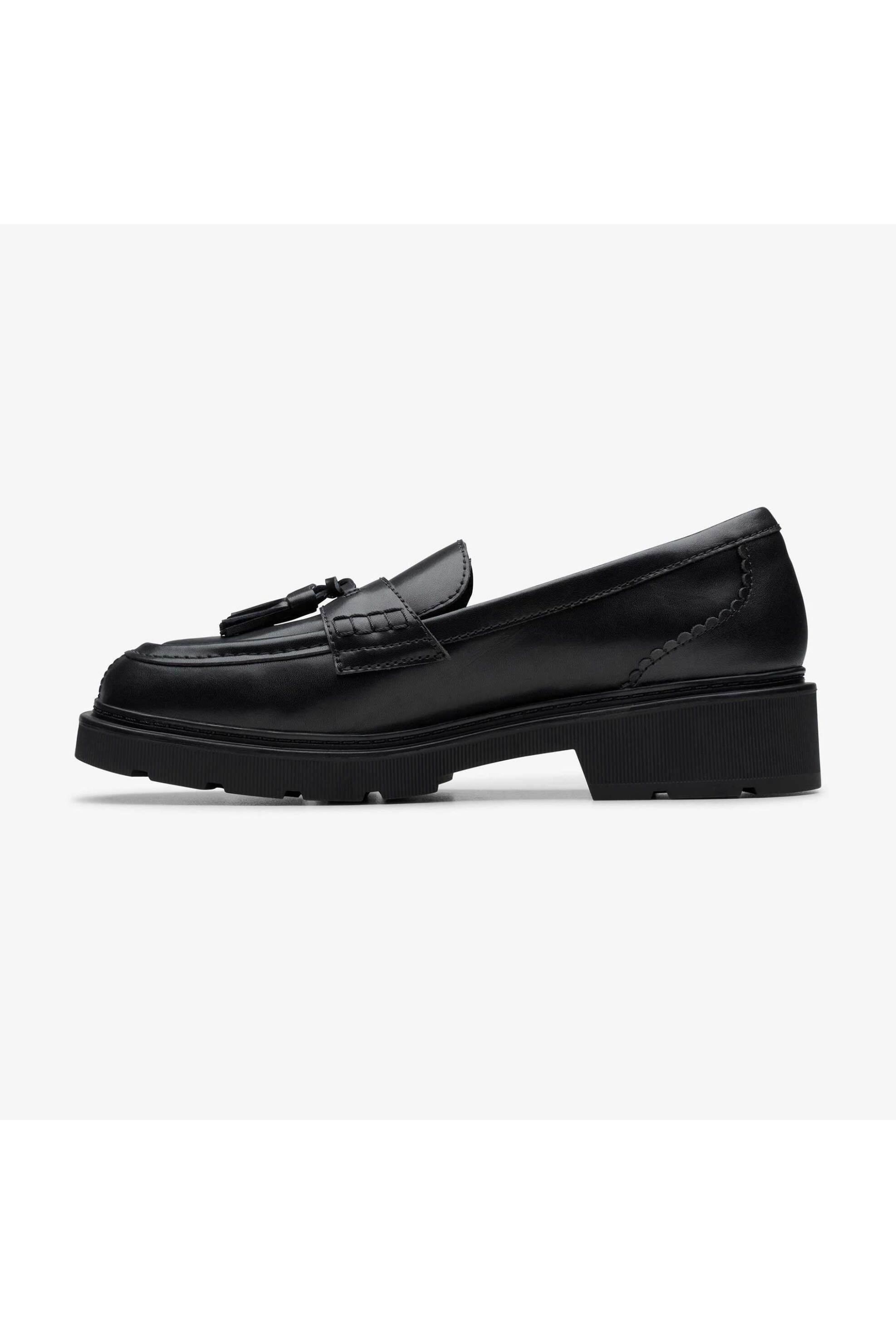 Clarks γυναικεία loafers με διακοσμητικά φουντάκια ''Lauryl Tassel'' - 26184357 Μαύρο φωτογραφία