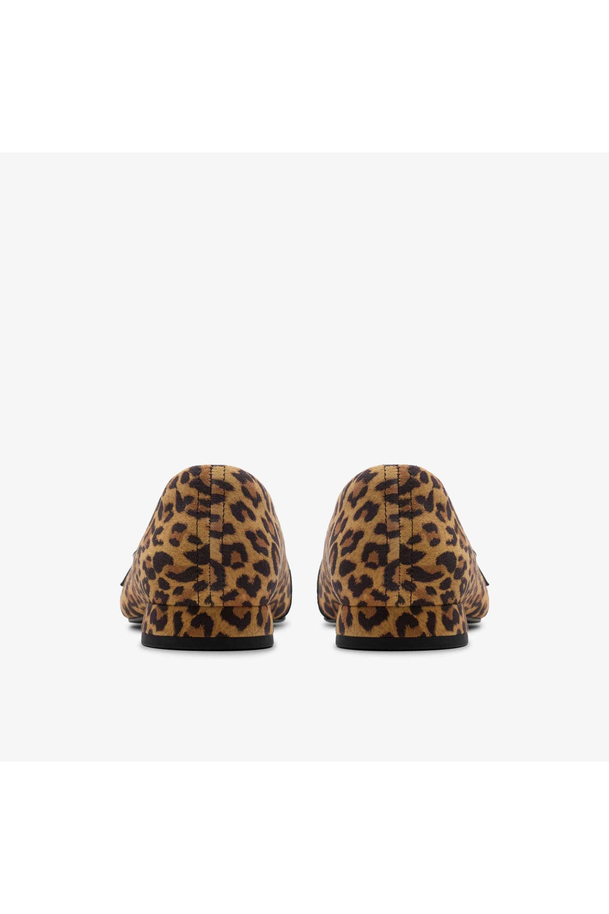 Clarks γυναικεία loafers suede με animal print "'Sensa15 Strap'' - 26183127 Καφέ φωτογραφία