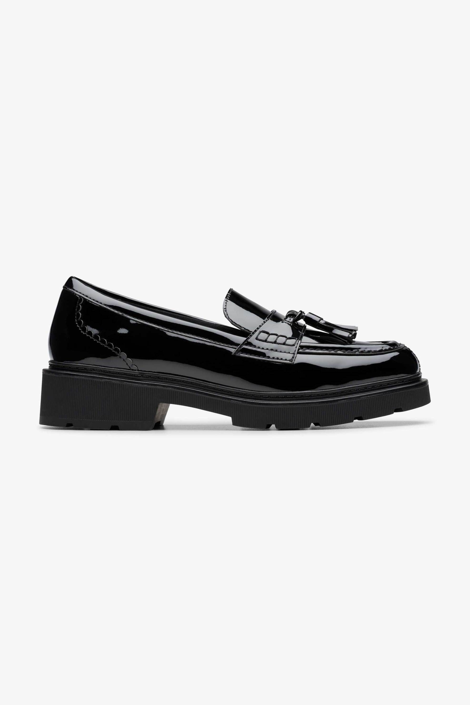 Clarks γυναικεία loafers λουστρίνι 