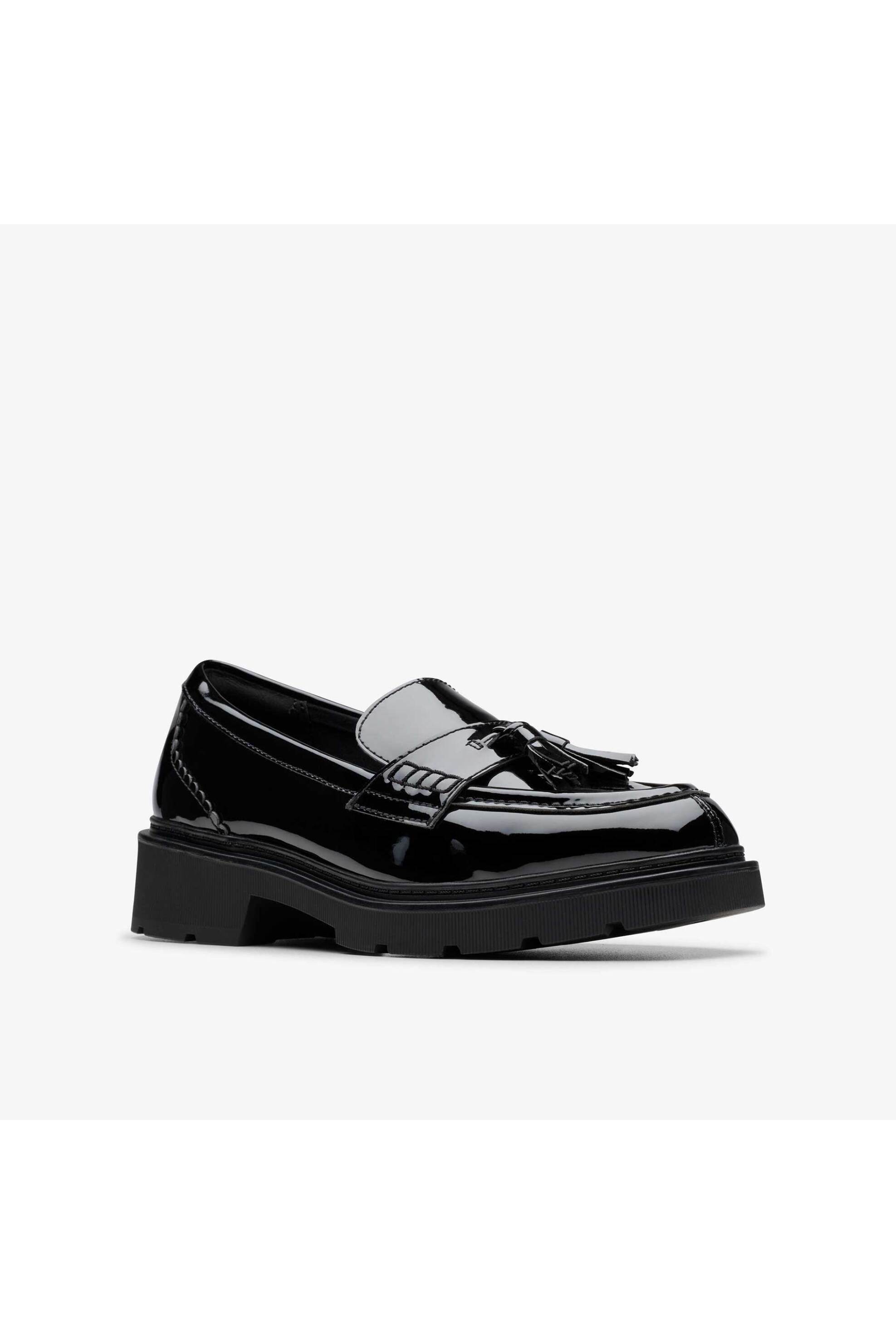 Clarks γυναικεία loafers λουστρίνι 