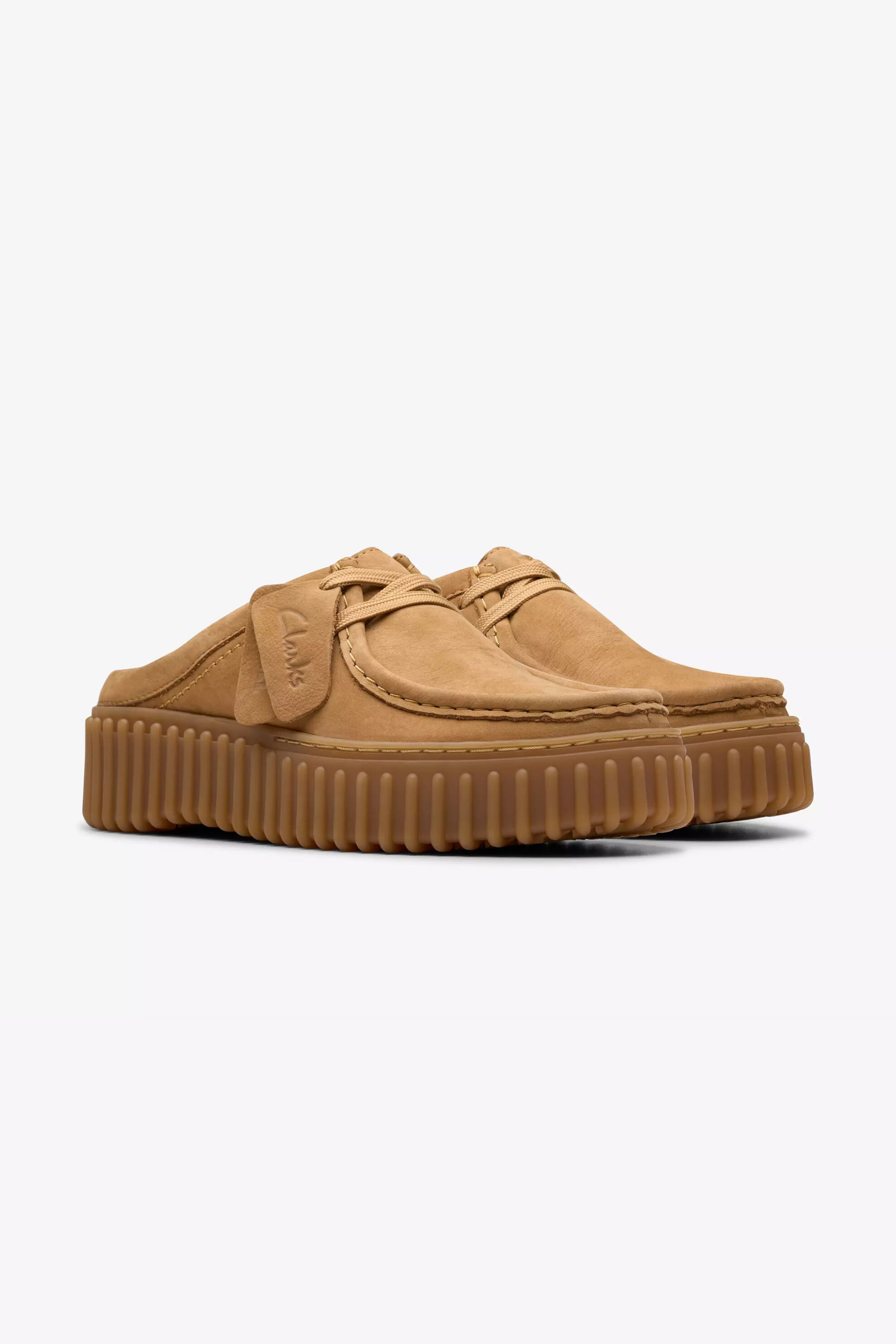 Clarks γυναικεία δερμάτινα mules "Torhill Mule" - 26181196 Καμηλό φωτογραφία