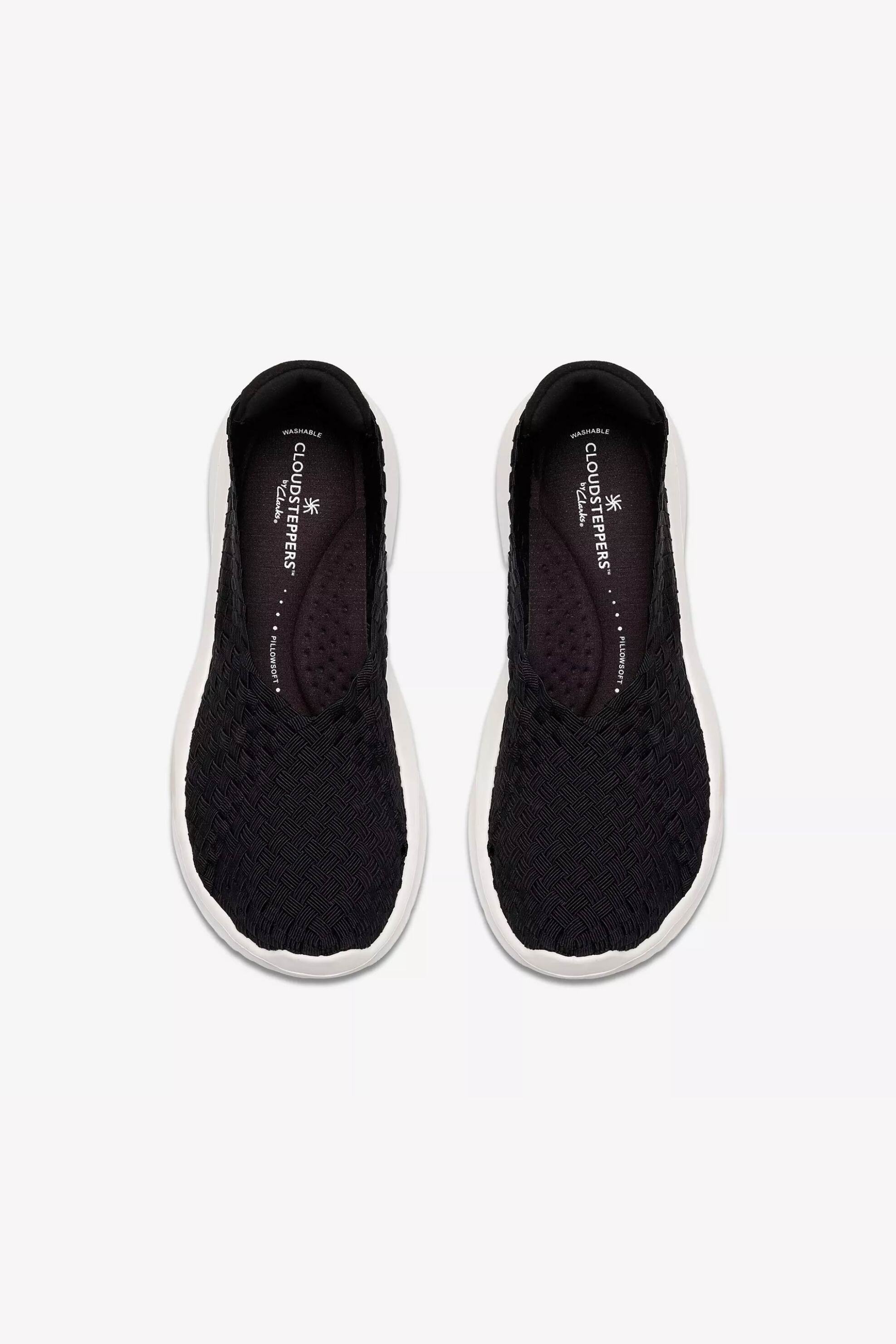 Clarks γυναικεία δερμάτινα sneakers "Meridor Lo" - 26186102 Μαύρο φωτογραφία