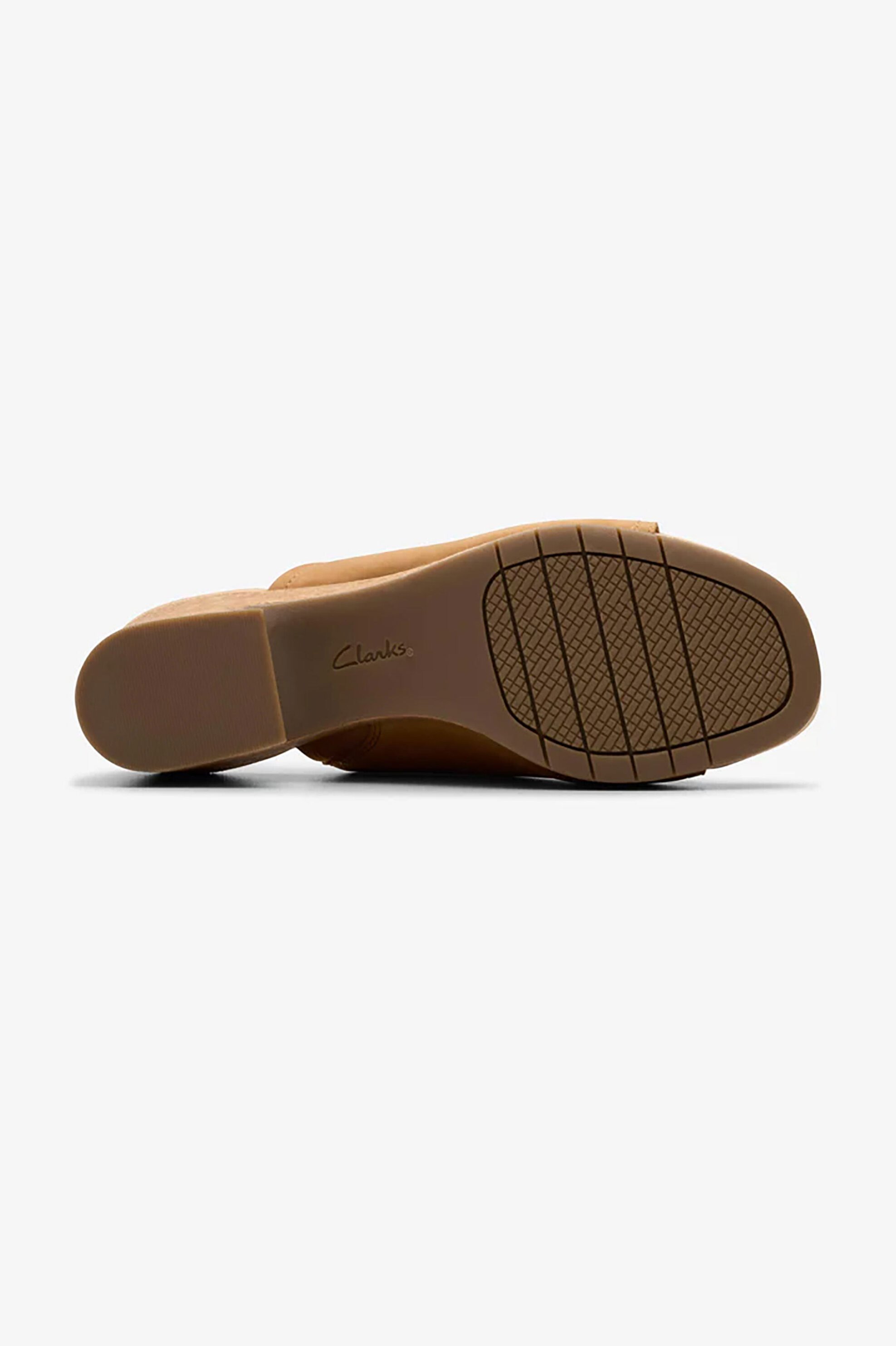 Clarks Γυναικεία Mules με Χοντρό Τακούνι Nerisa Vine - 26181936 Καμηλό