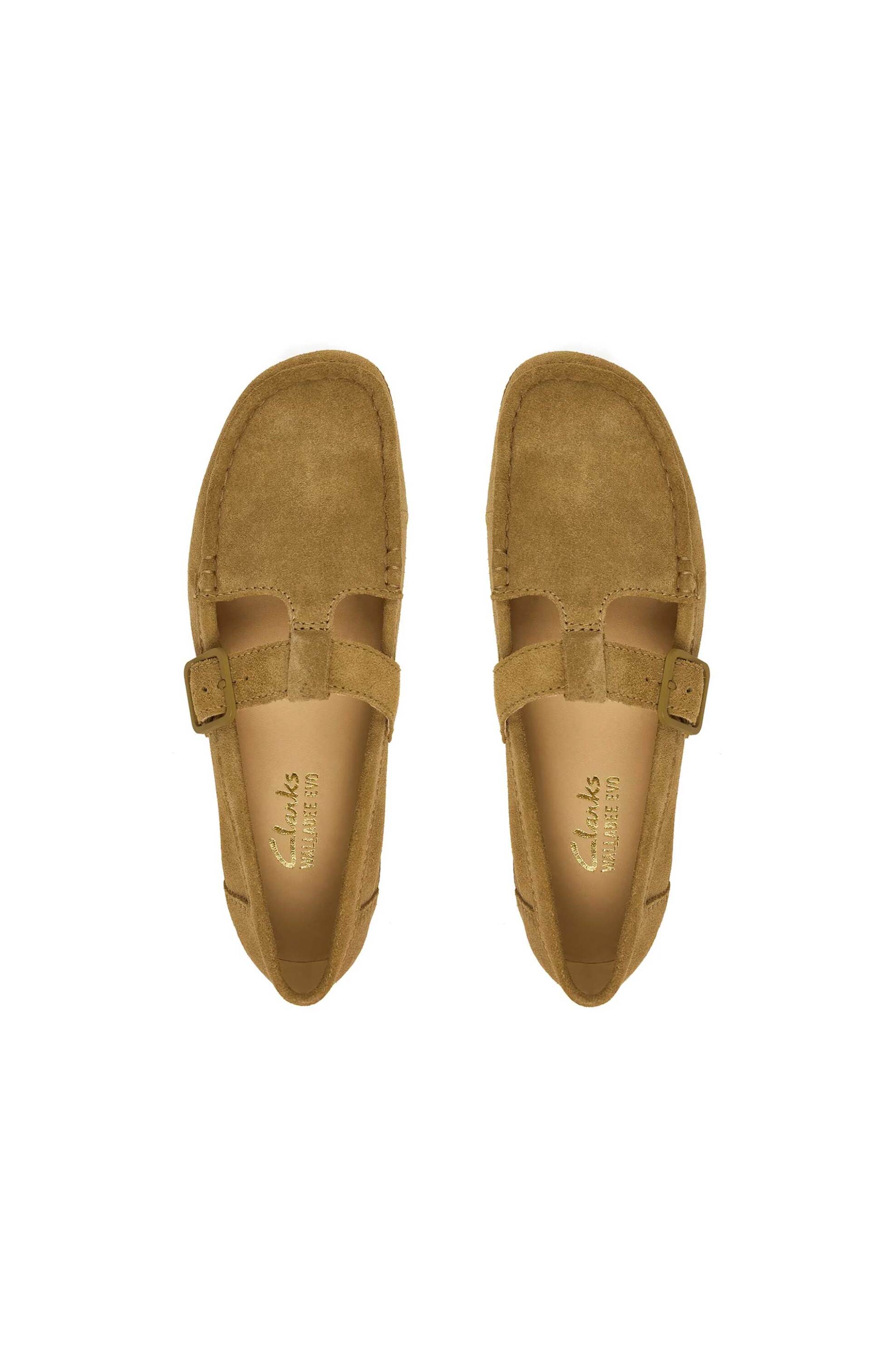 Clarks Γυναικεία Loafers Wallabeeevobar - 26183152 Καμηλό