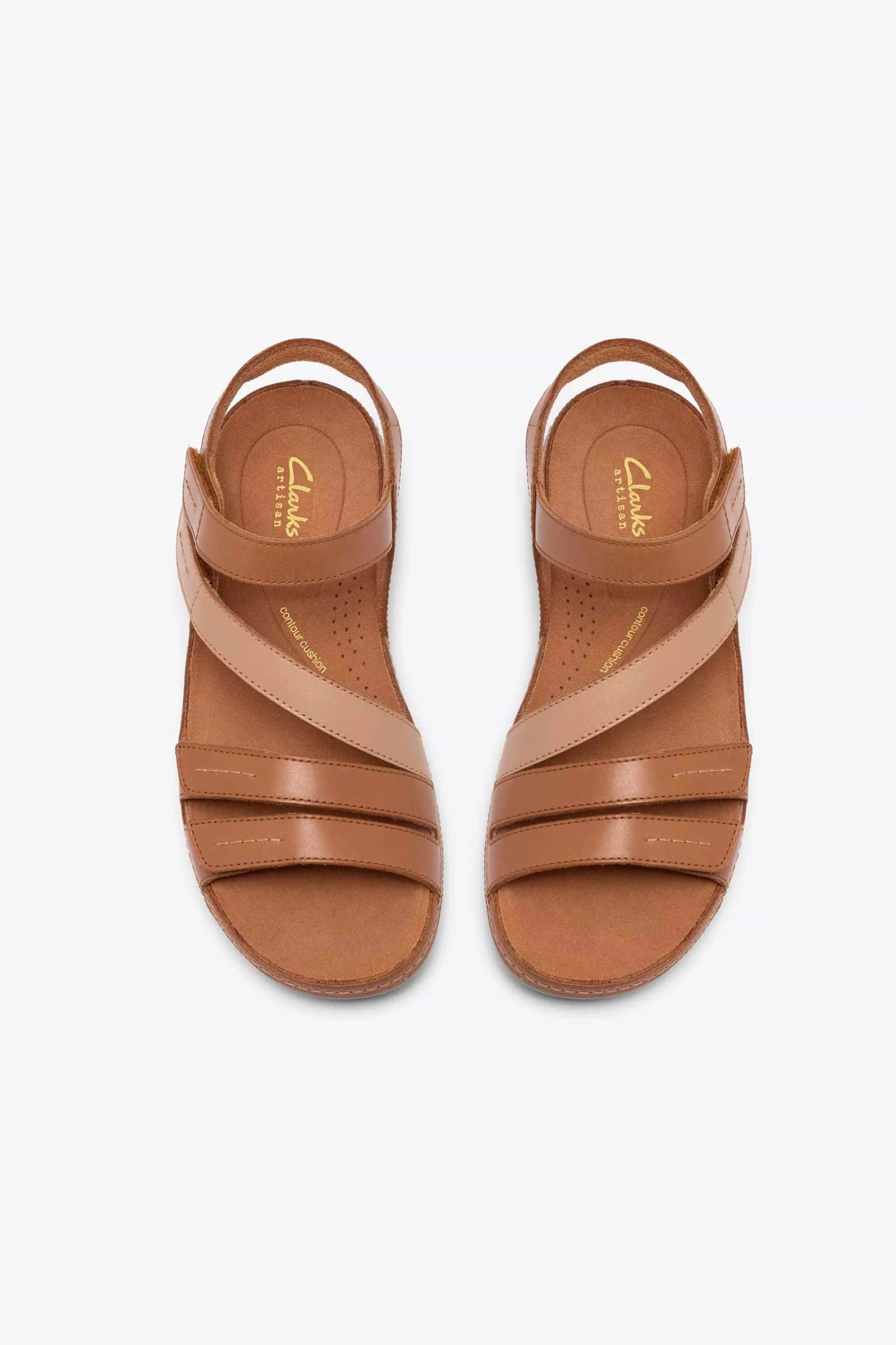 Clarks Γυναικεία Σανδάλια Cecily Mix - 26185829 Μπεζ