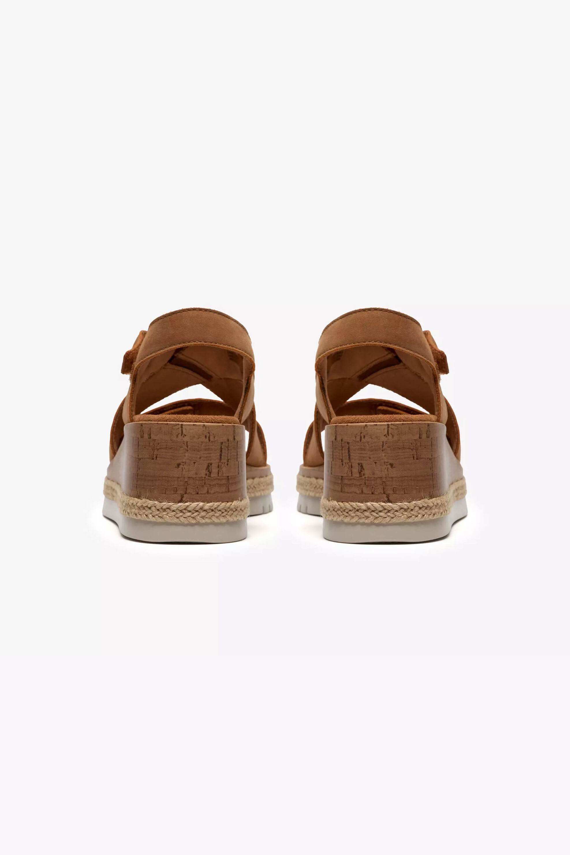 Clarks γυναικείες πλατφόρμες με ρυθμιζόμενο λουράκι "Kidiki Sun" - 26185956 Καμηλό φωτογραφία