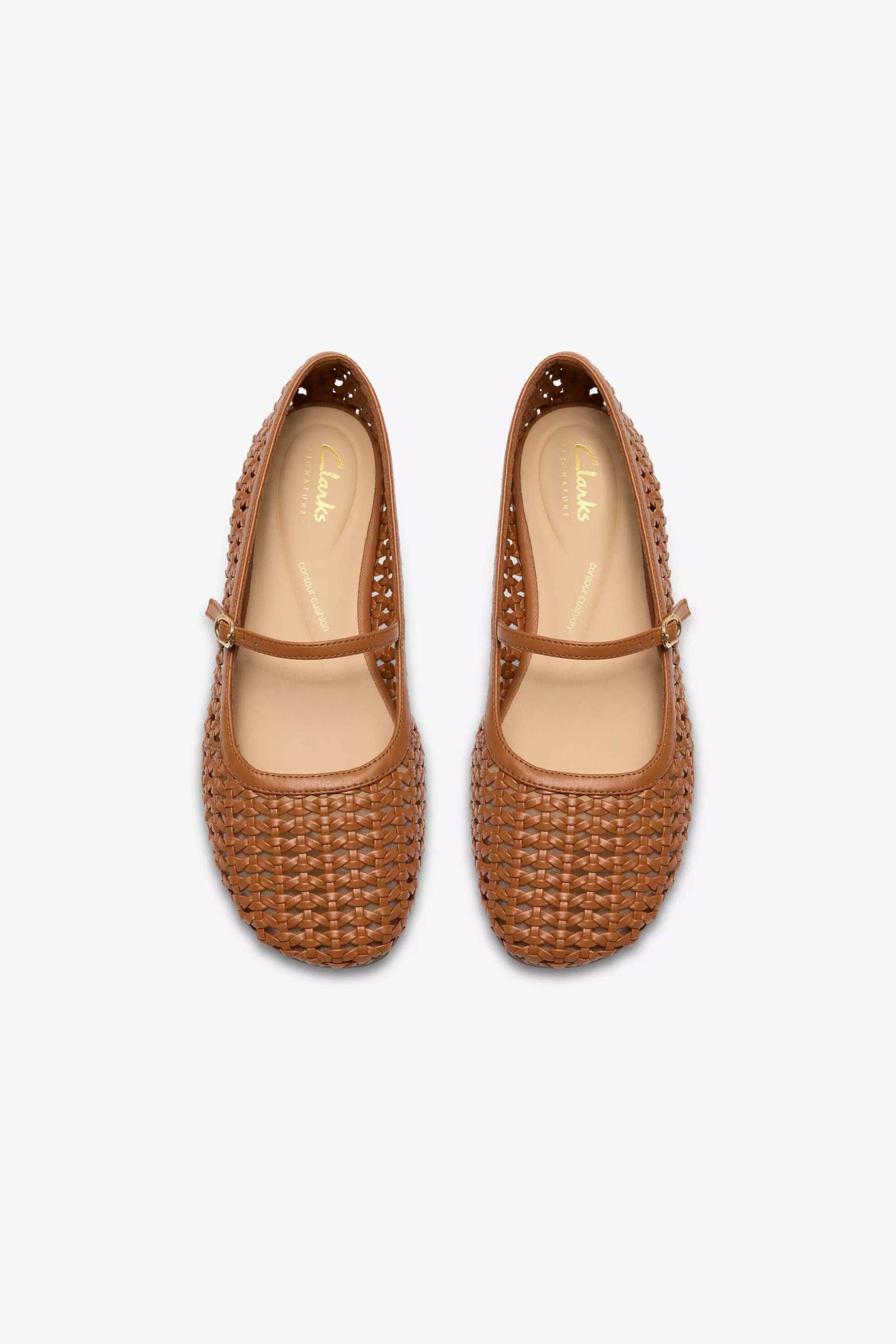 Clarks Γυναικείες Μπαλαρίνες Livia Sky - 26185980 Καμηλό