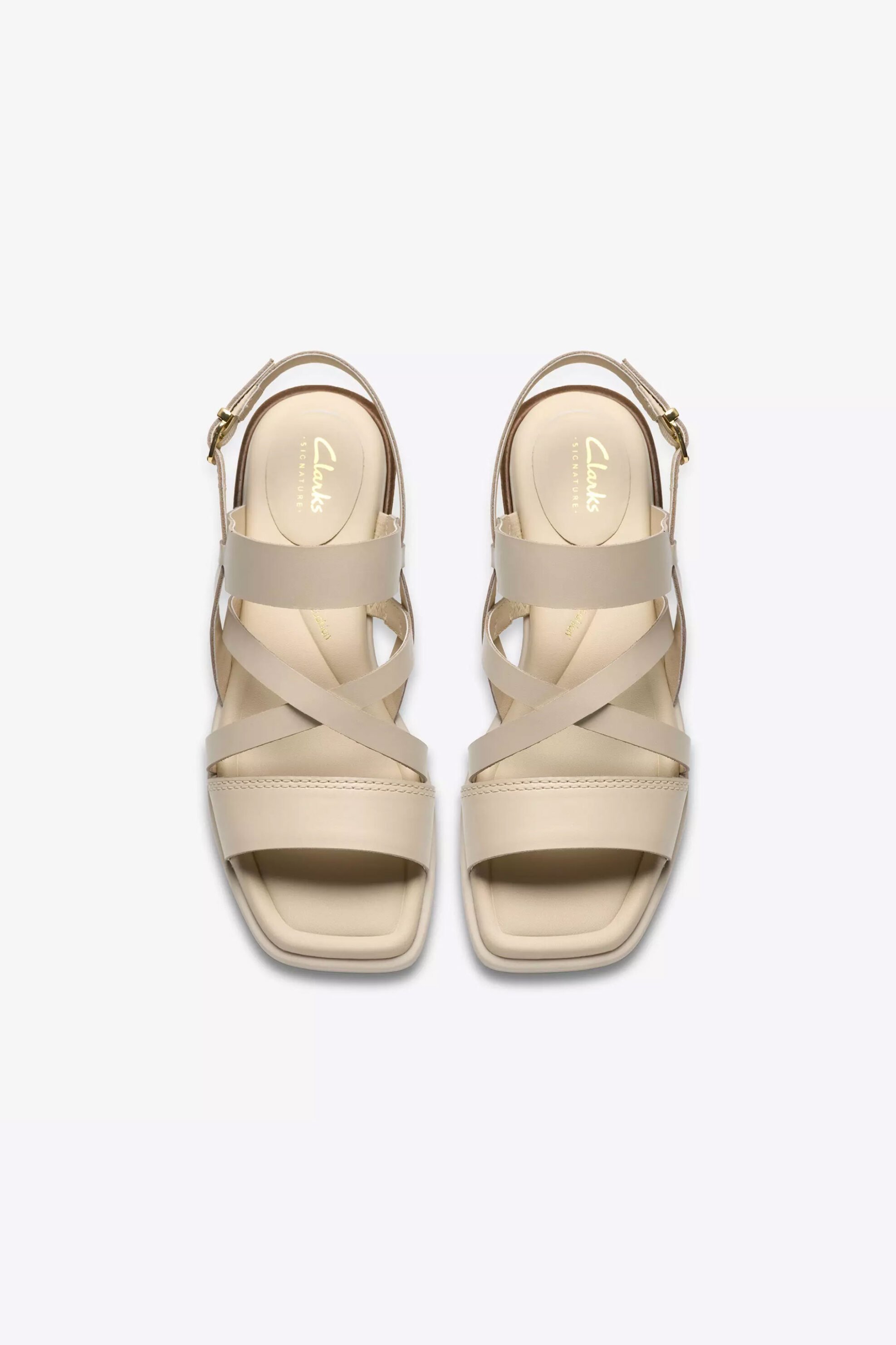 Clarks Γυναικεία Σανδάλια Ariany Strap&Apos - 26186578 Εκρού