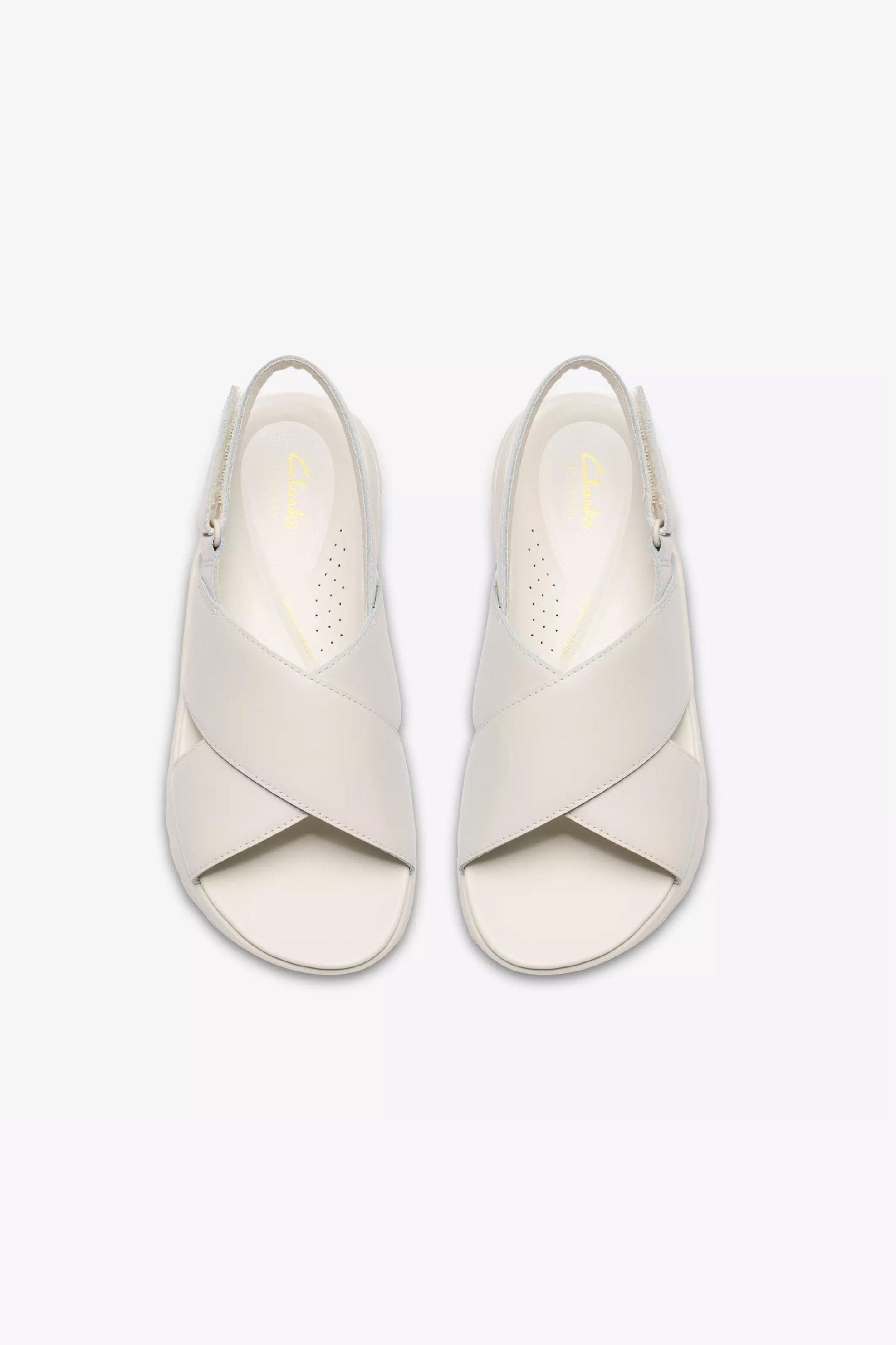 Clarks Γυναικεία Σανδάλια Dashlite Wish - 26186583 Λευκό