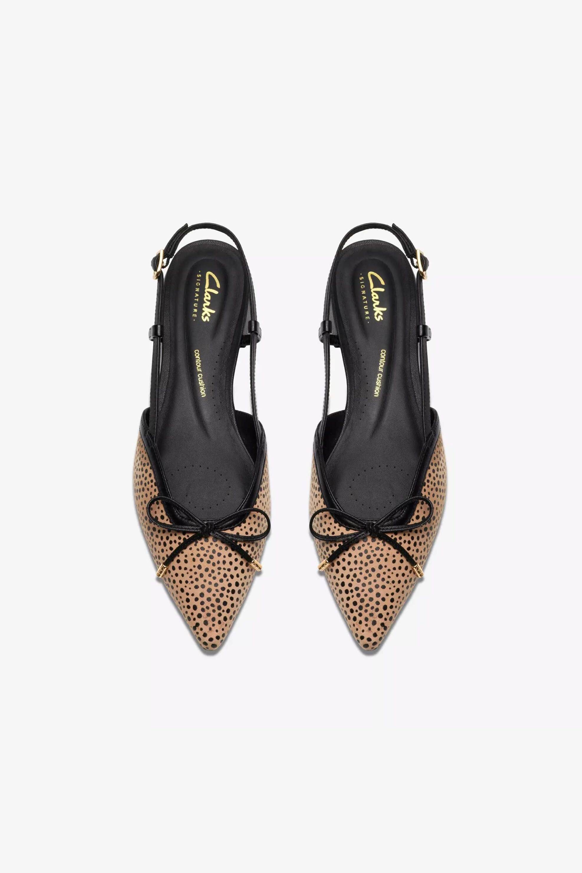 Clarks Γυναικείες Μπαλαρίνες Slingback Sensa 15 Bow&Apos - 26186662 Καφέ