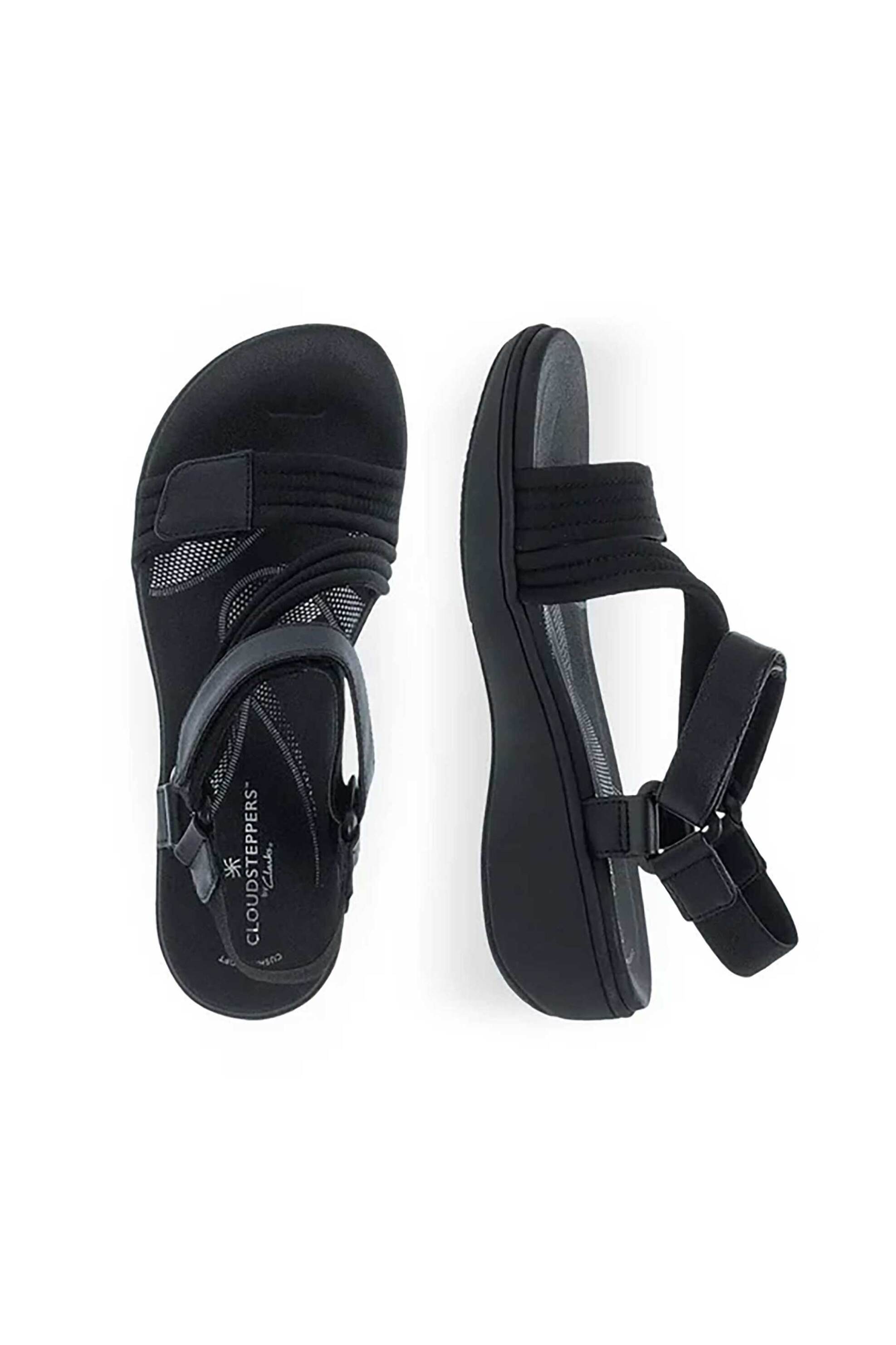 Clarks Γυναικεία Πέδιλα Brinkley Rae Sun - 26186834 Μαύρο