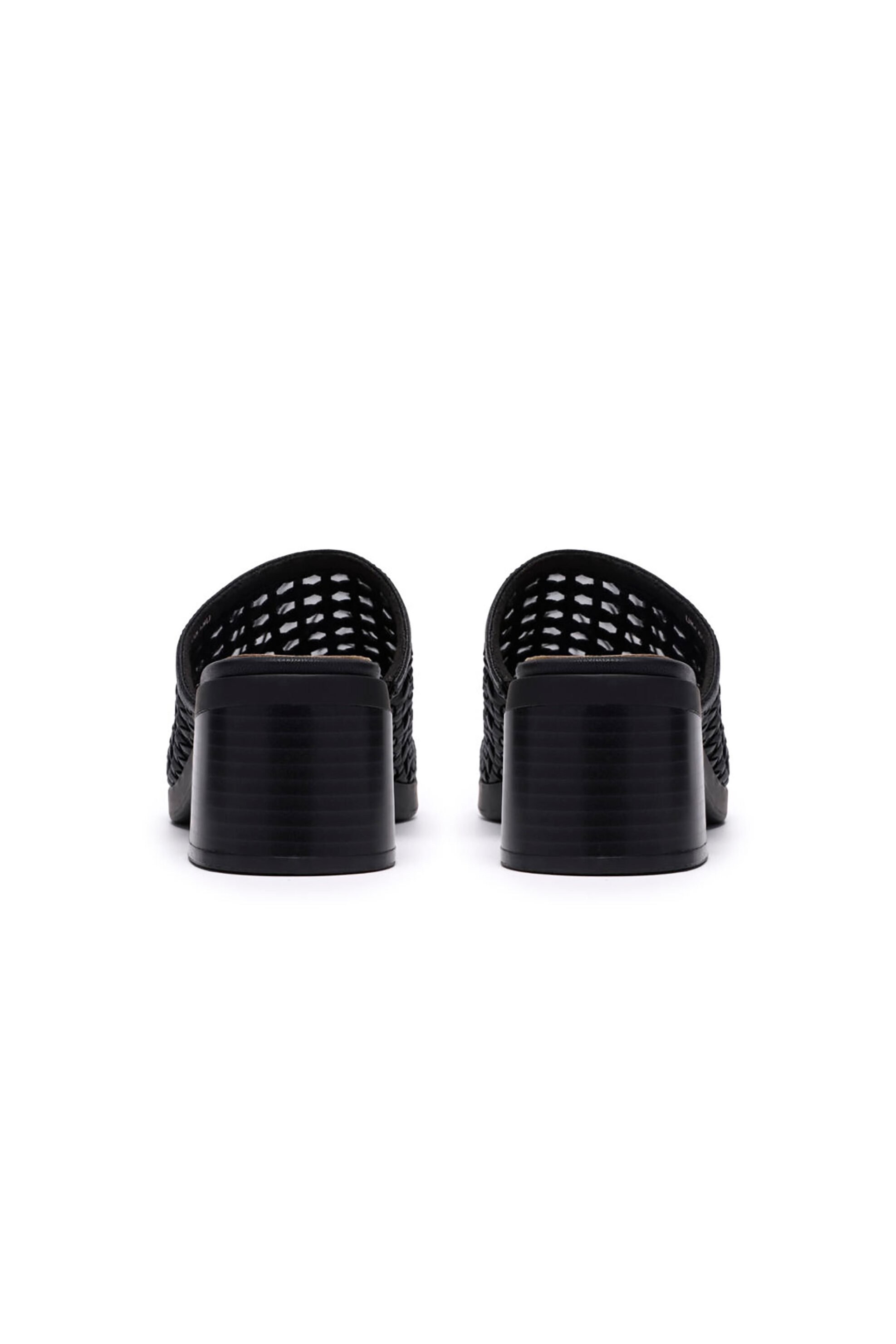Clarks γυναικεία mules με χοντρό τακούνι "Jaylan Slide" - 26186899 Μαύρο φωτογραφία