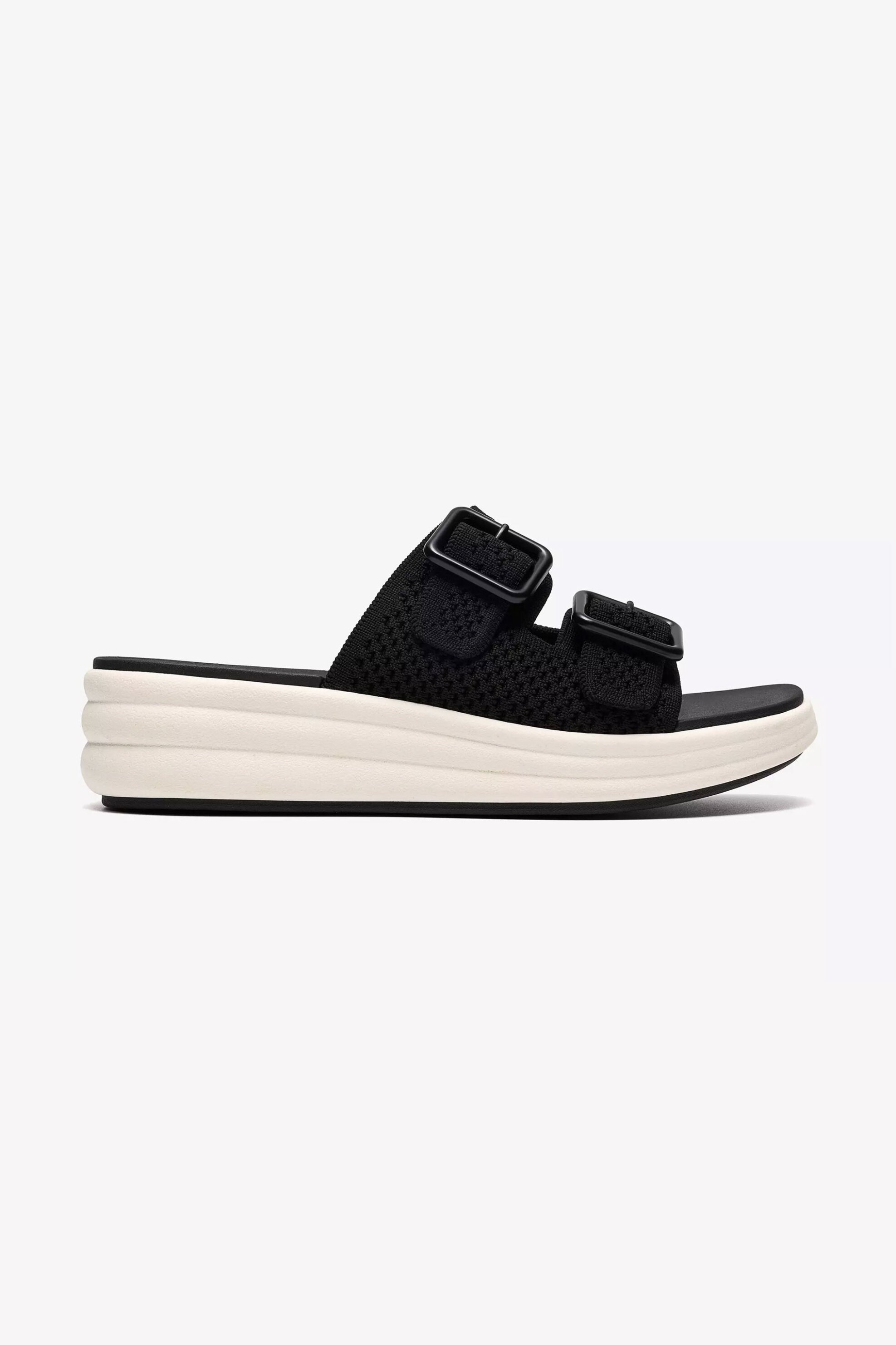 Clarks γυναικεία flatforms "Drift Faye" - 26187008 Μαύρο