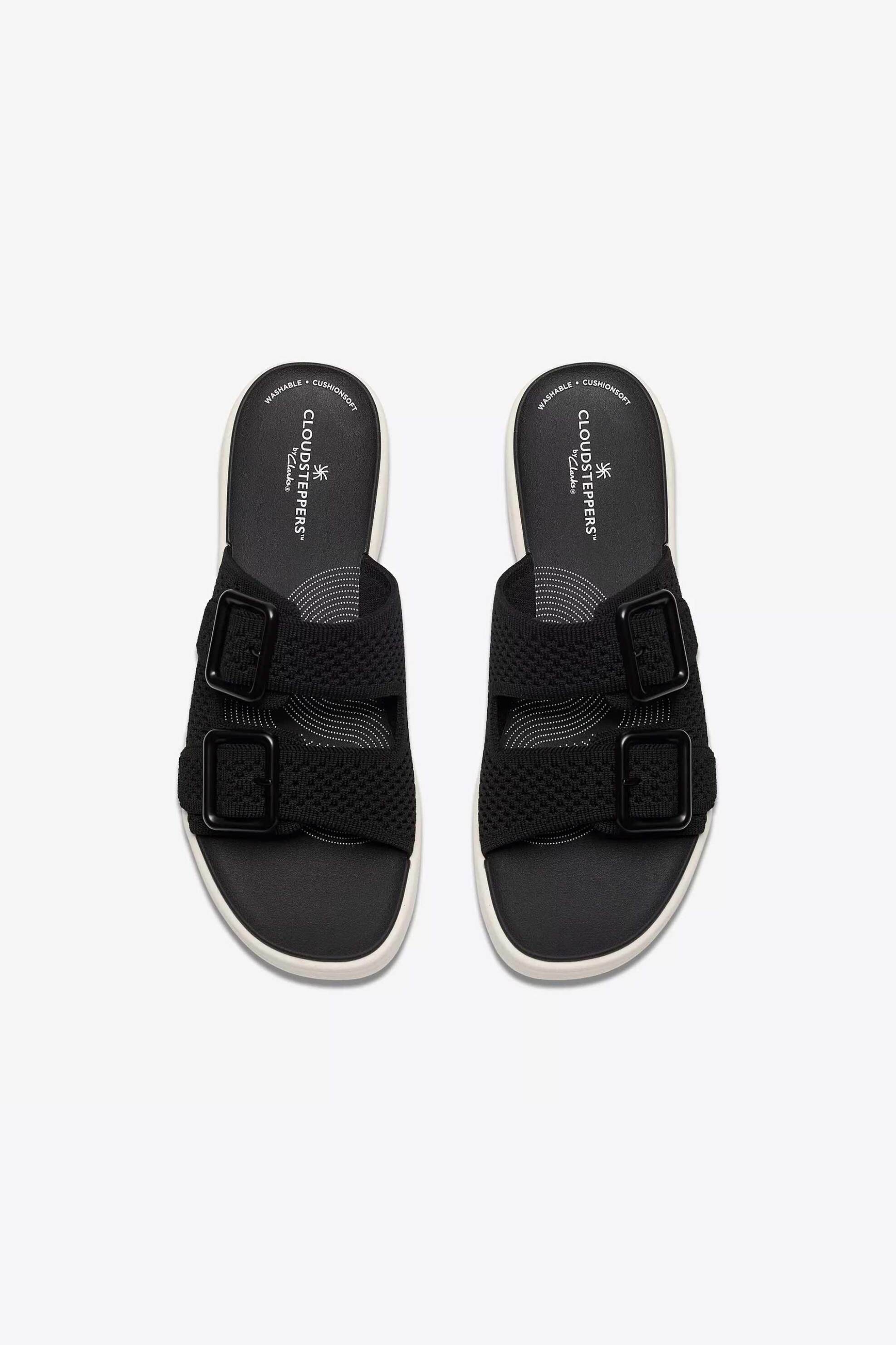 Clarks Γυναικεία Flatforms Drift Faye - 26187008 Μαύρο