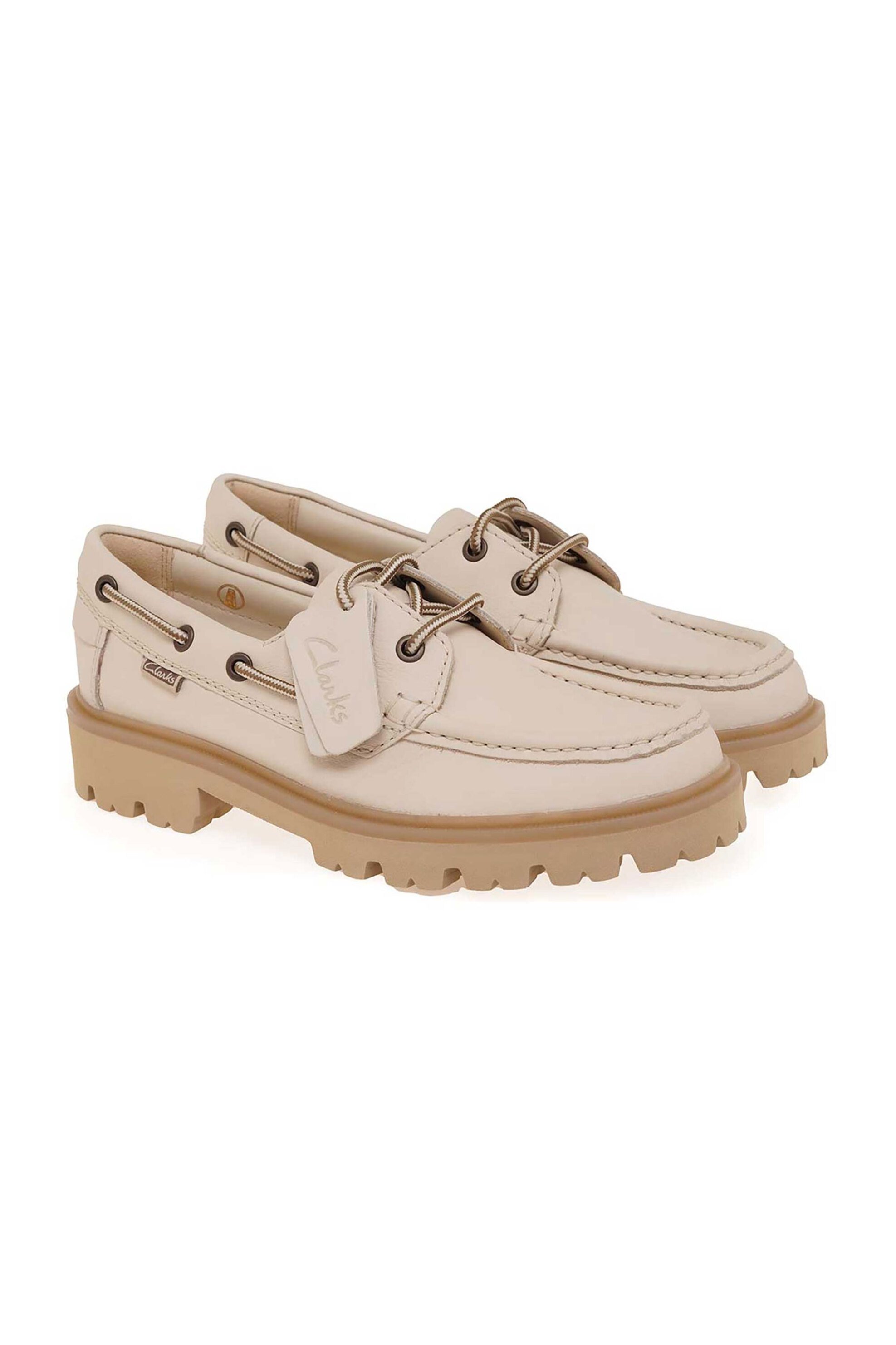 Clarks γυναικεία δερμάτινα loafers 