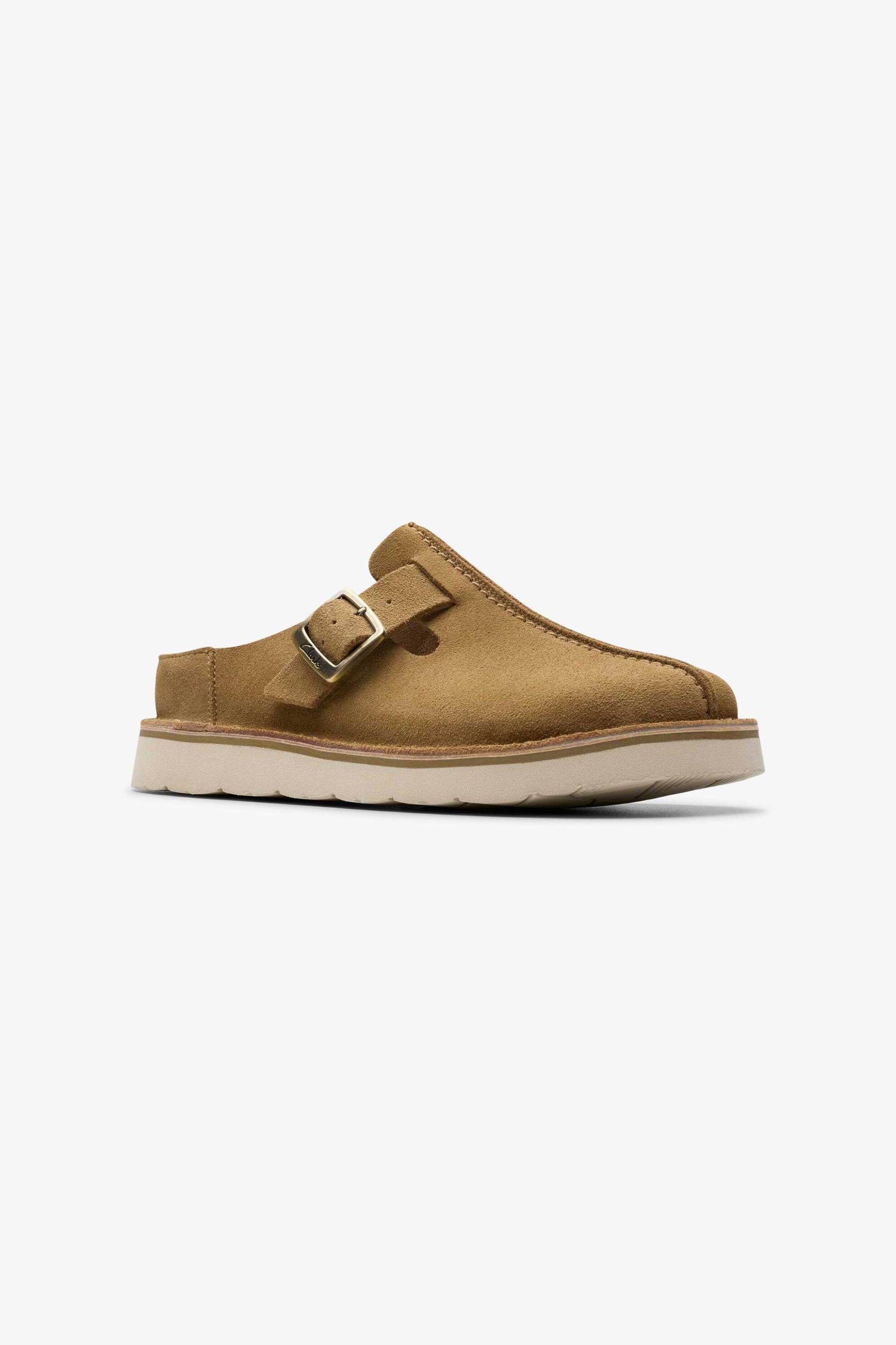 Clarks γυναικεία suede mules 