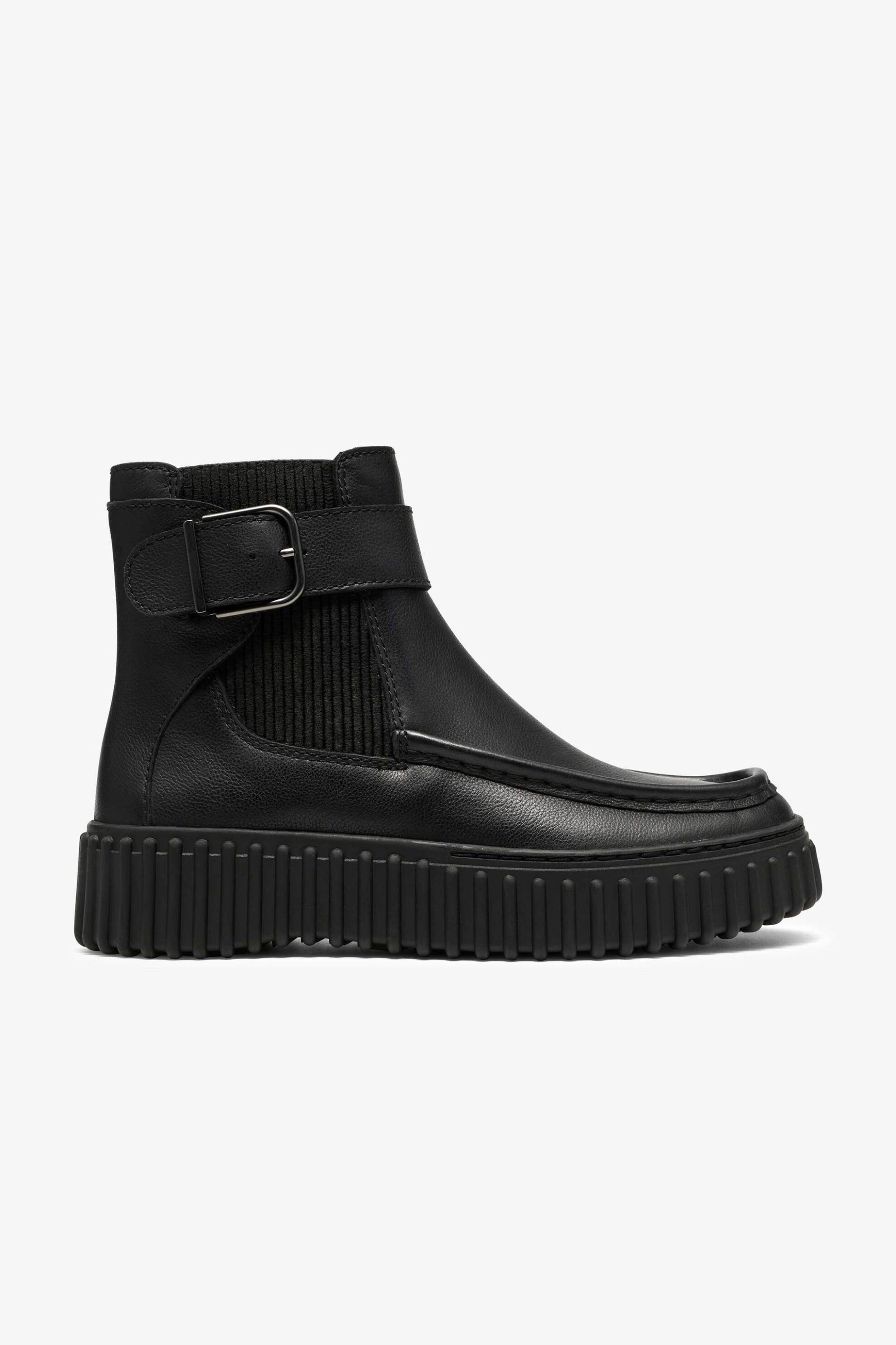 Clarks γυναικεία μποτάκια με μεταλλική αγκράφα ''Torhill Buckle'' - 26320238 Μαύρο