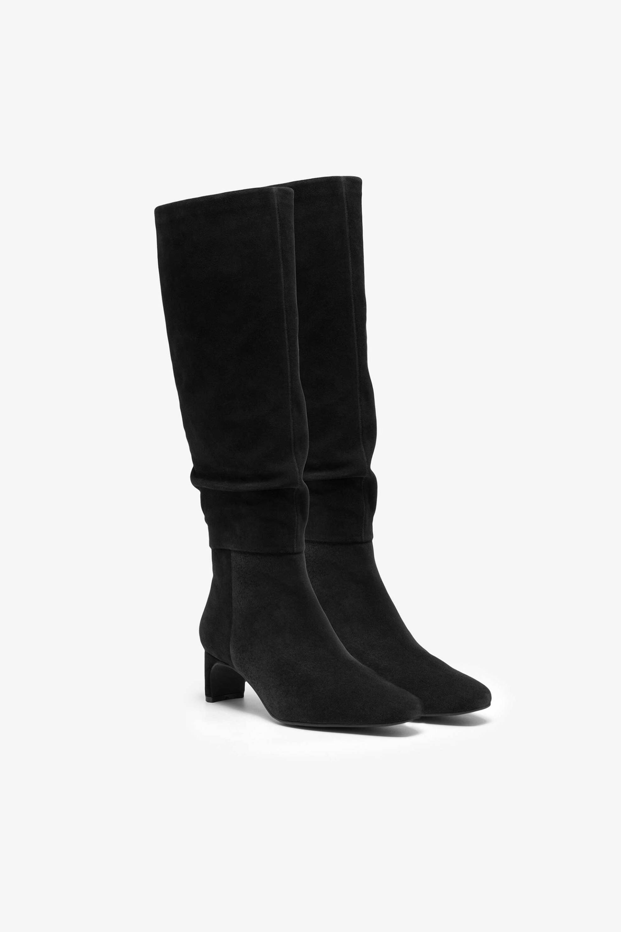 CLARKS Clarks γυναικείες ψηλές μπότες "Edina Slouch" - 26320254 Μαύρο - 3