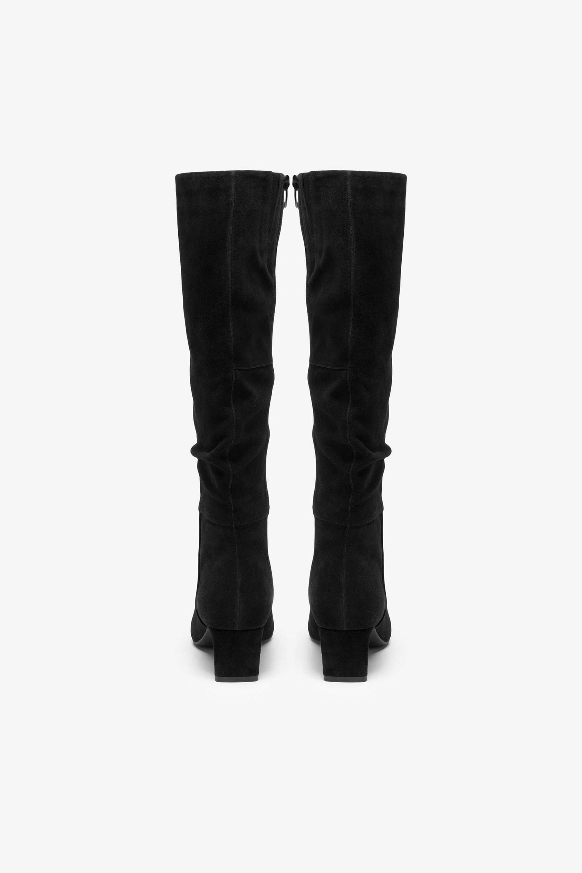 CLARKS Clarks γυναικείες ψηλές μπότες "Edina Slouch" - 26320254 Μαύρο - 4