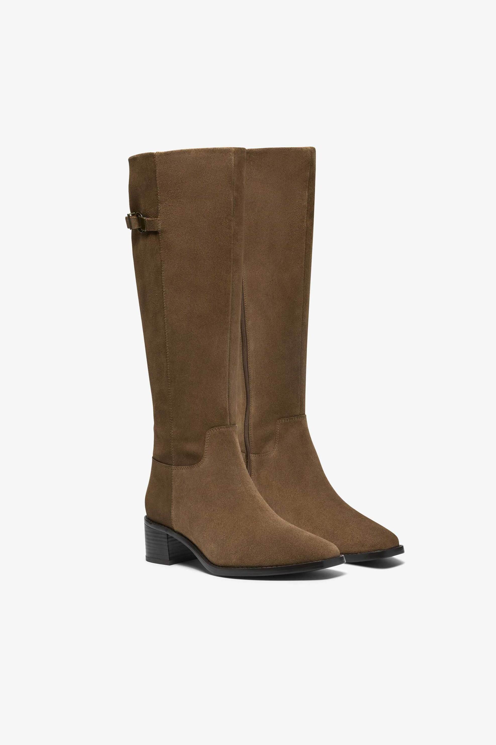 CLARKS Clarks γυναικείες ψηλές μπότες "Wrenn Hi" - 26327154 Ταμπά - 3