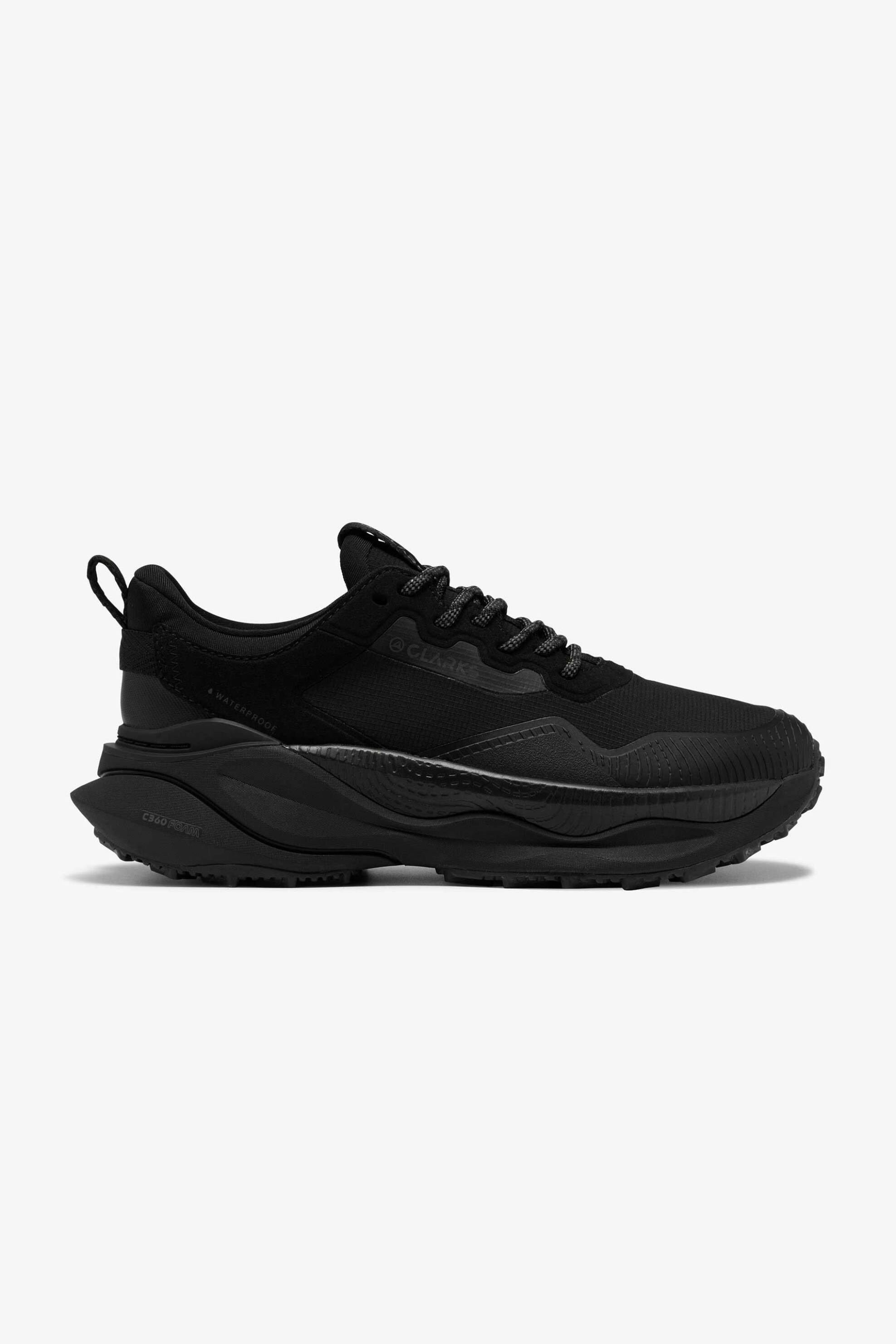 Clarks γυναικεία suede sneakers με κορδόνια 