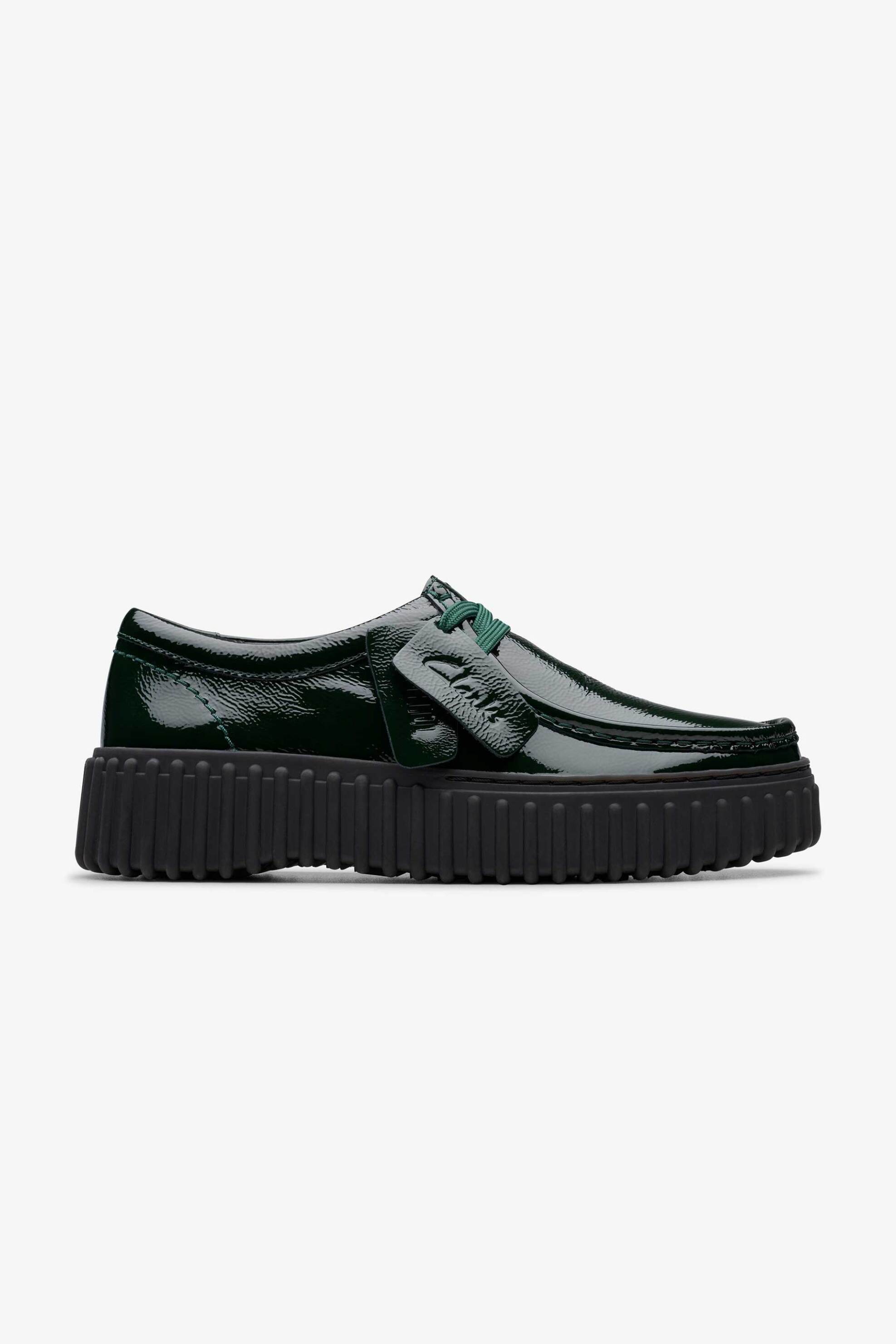 Clarks γυναικεία μοκασίνια λουστρίνι ''Torhill Bee'' - 26184949 Χακί